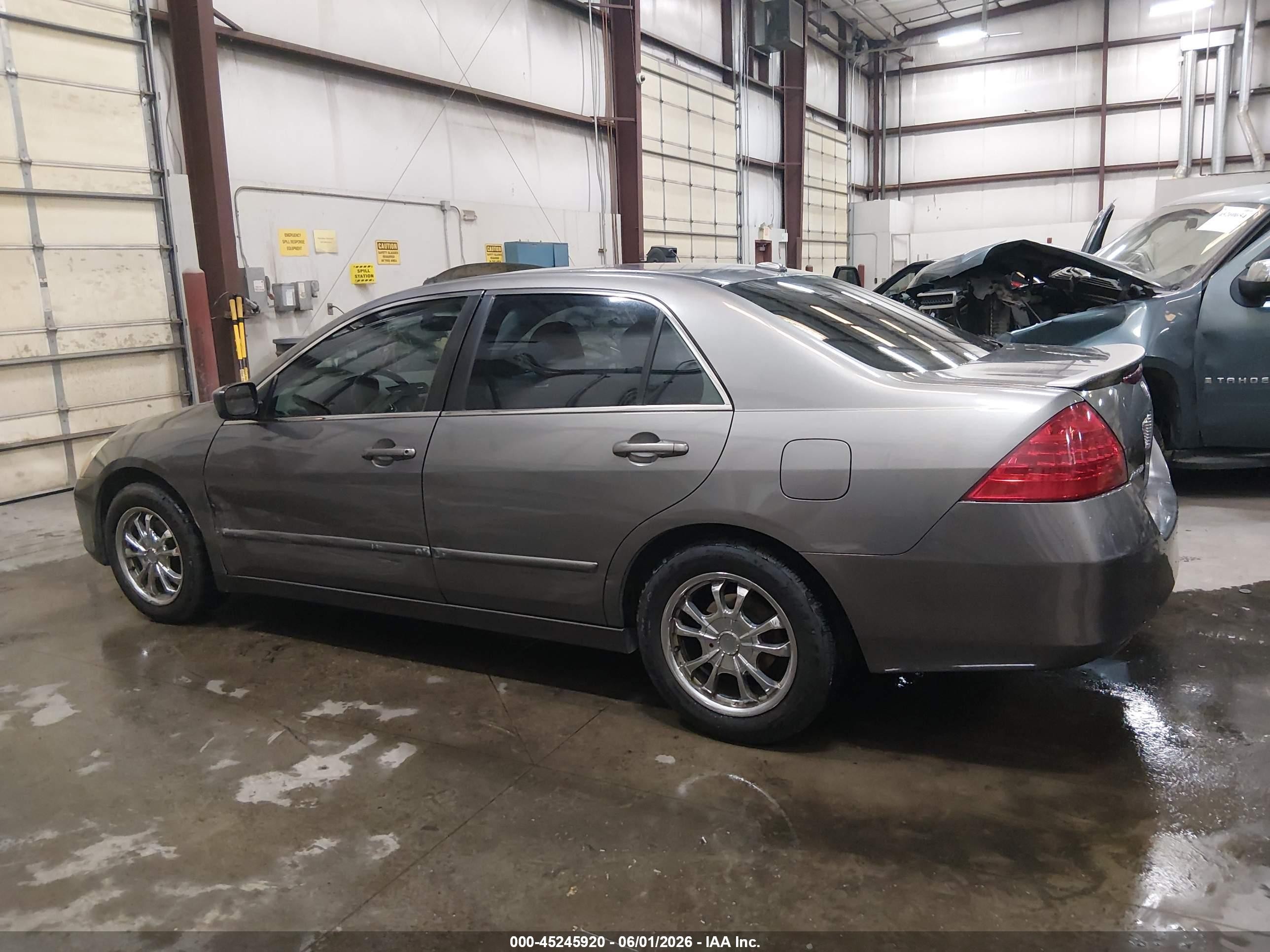 2006 Honda Accord 2.4 Ex Gray vin: 1HGCM56836A133111