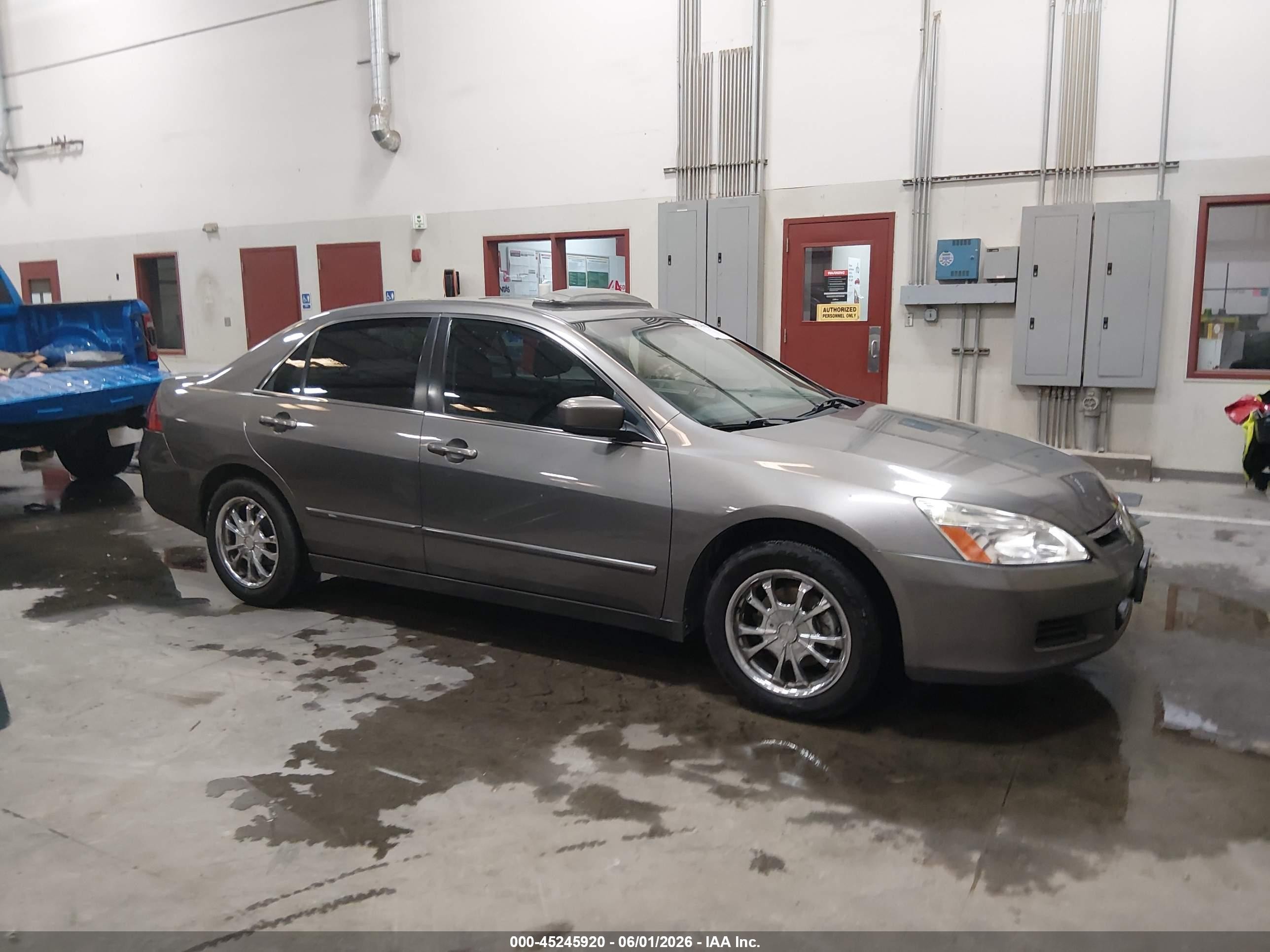2006 Honda Accord 2.4 Ex Gray vin: 1HGCM56836A133111