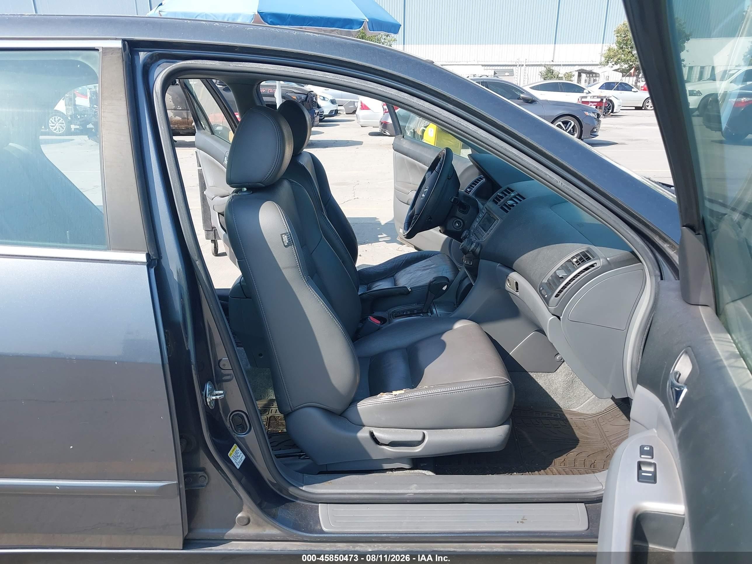 2006 Honda Accord 2.4 Ex Серый vin: 1HGCM56836A133531