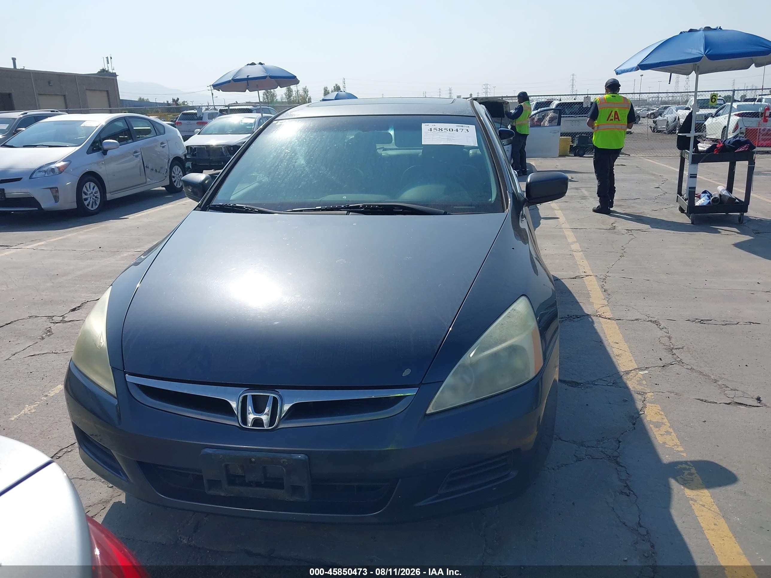 2006 Honda Accord 2.4 Ex Серый vin: 1HGCM56836A133531