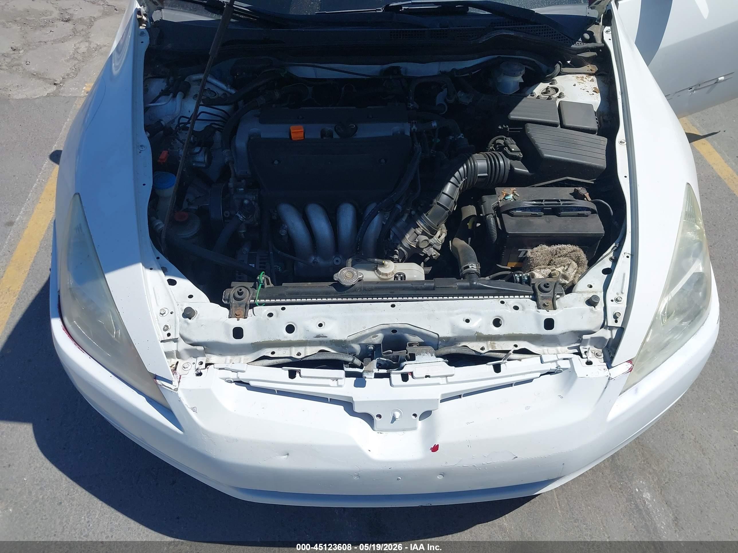 2006 Honda Accord 2.4 Ex White vin: 1HGCM56836A147252