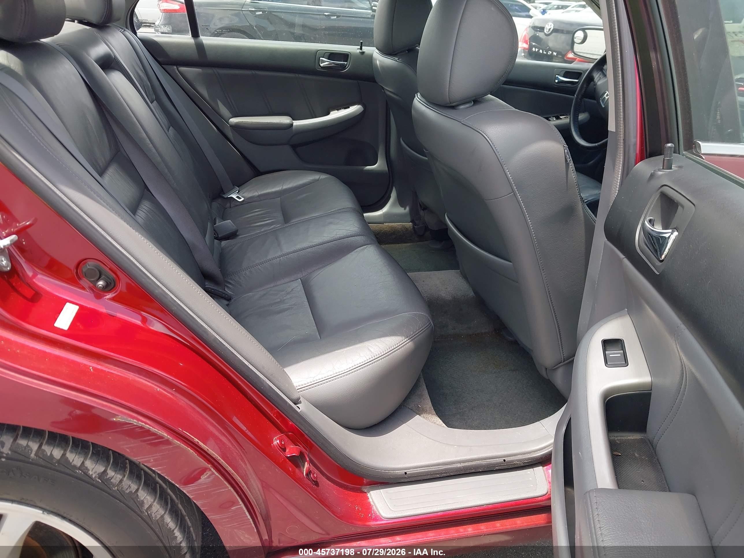 2006 Honda Accord 2.4 Ex Red vin: 1HGCM56836A181868
