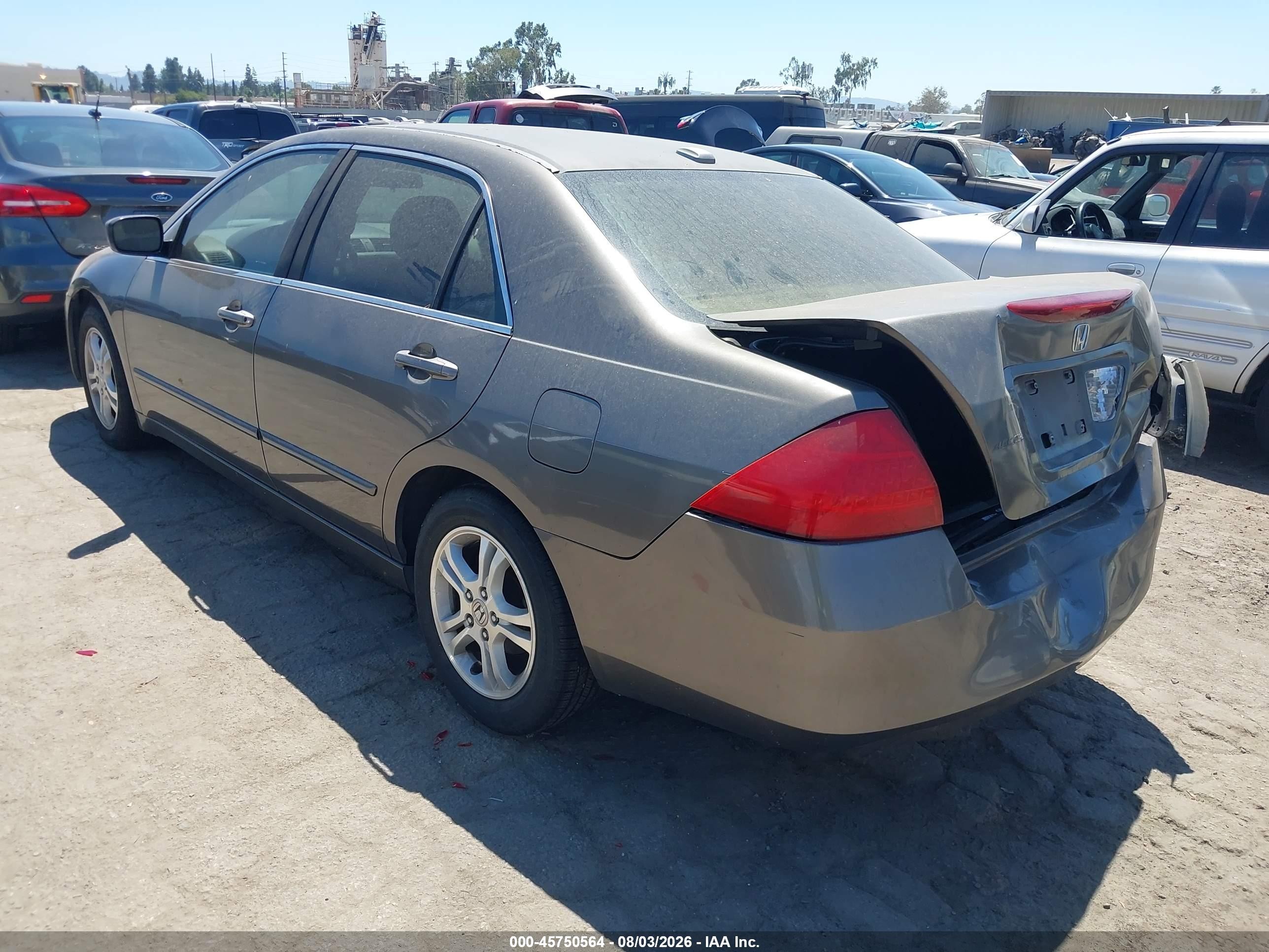 2006 Honda Accord 2.4 Ex Gray vin: 1HGCM56836A185306
