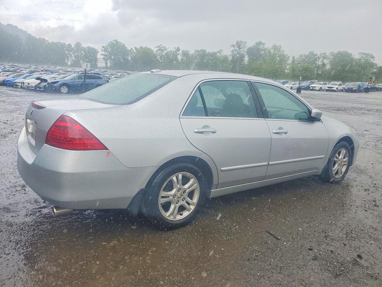 2006 Honda Accord Ex Silver vin: 1HGCM56836A185838