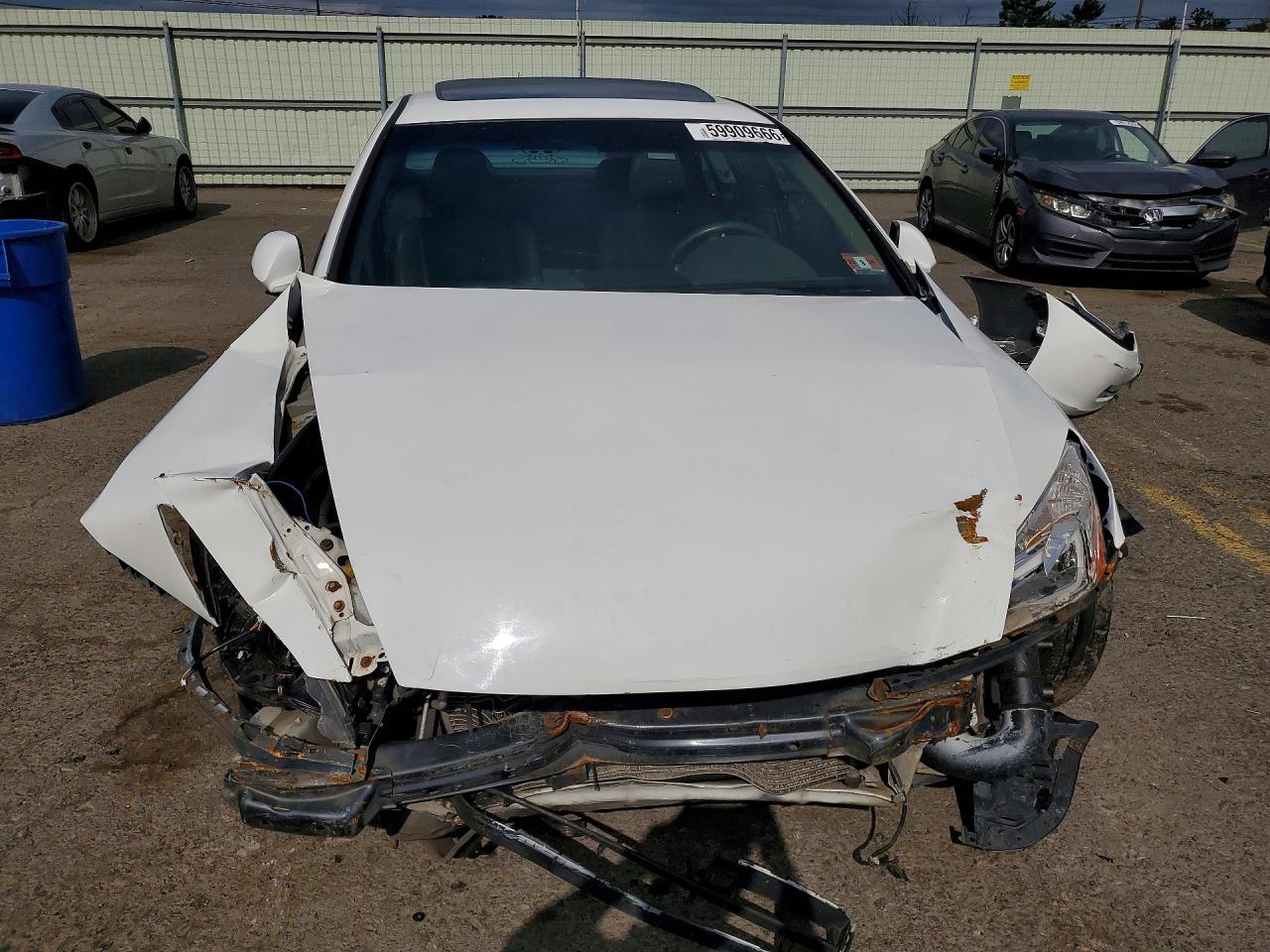 2007 Honda Accord Ex White vin: 1HGCM56837A019157