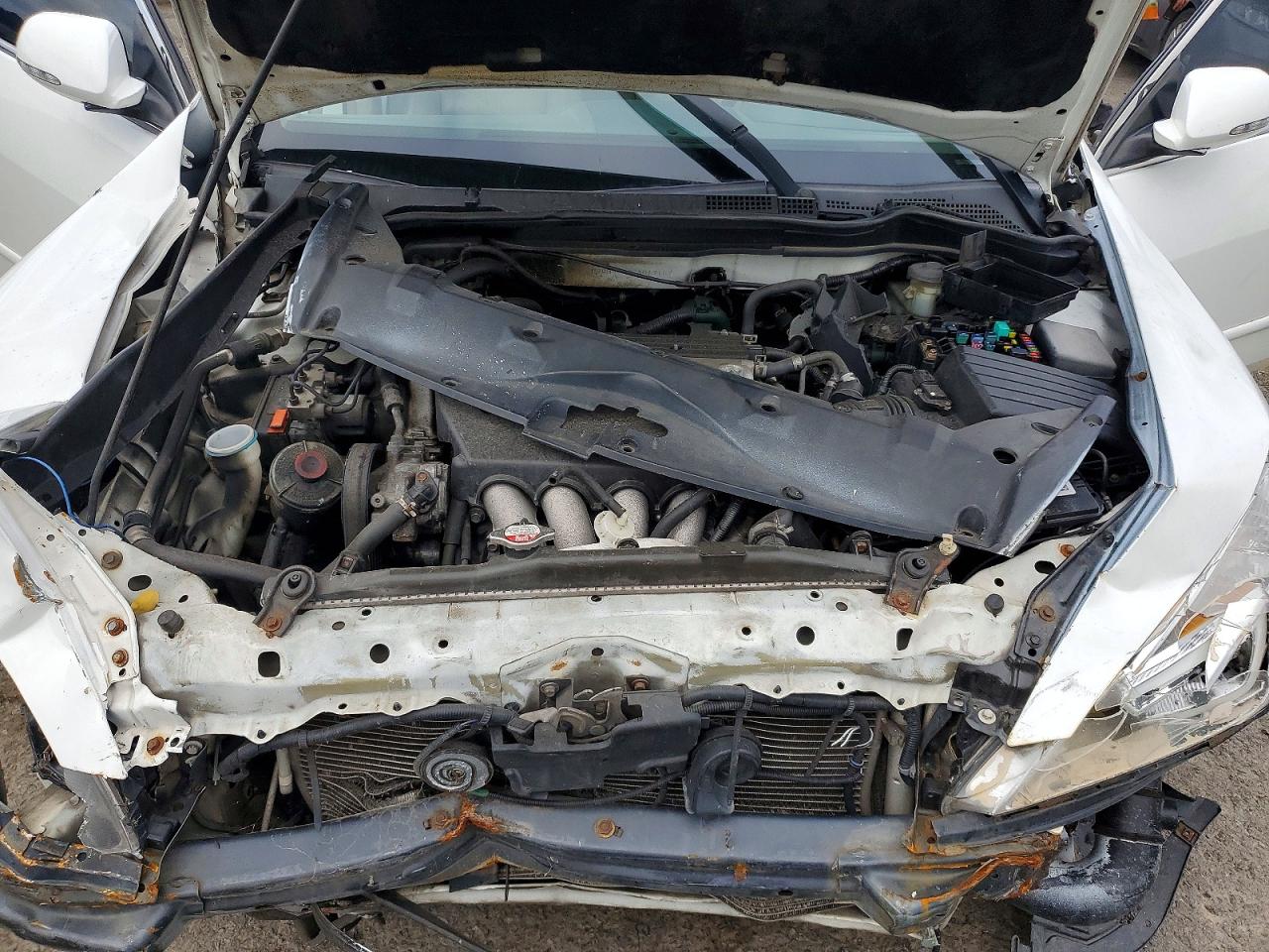 2007 Honda Accord Ex White vin: 1HGCM56837A019157