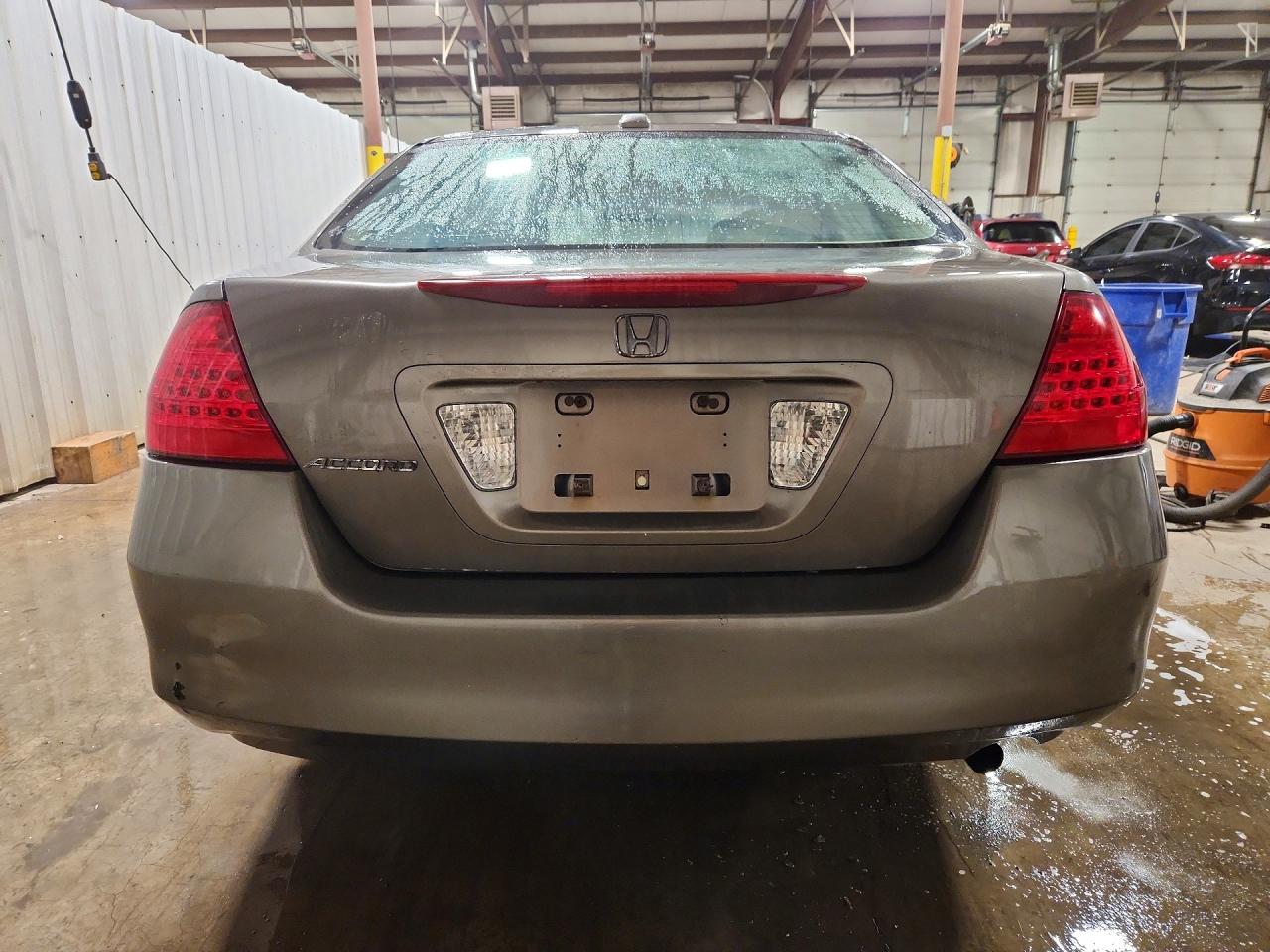 2007 Honda Accord Ex Gray vin: 1HGCM56837A031485