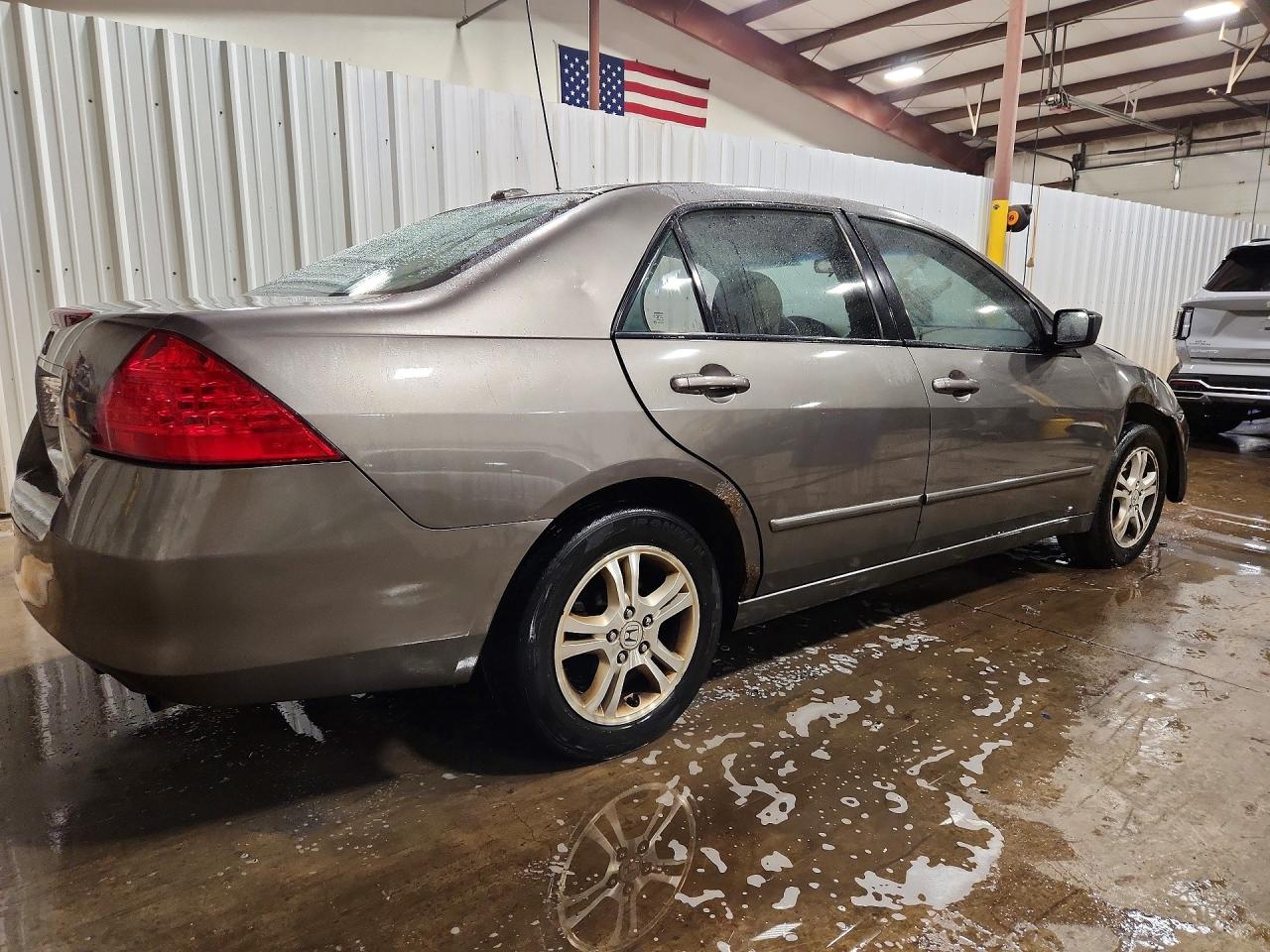 2007 Honda Accord Ex Gray vin: 1HGCM56837A031485