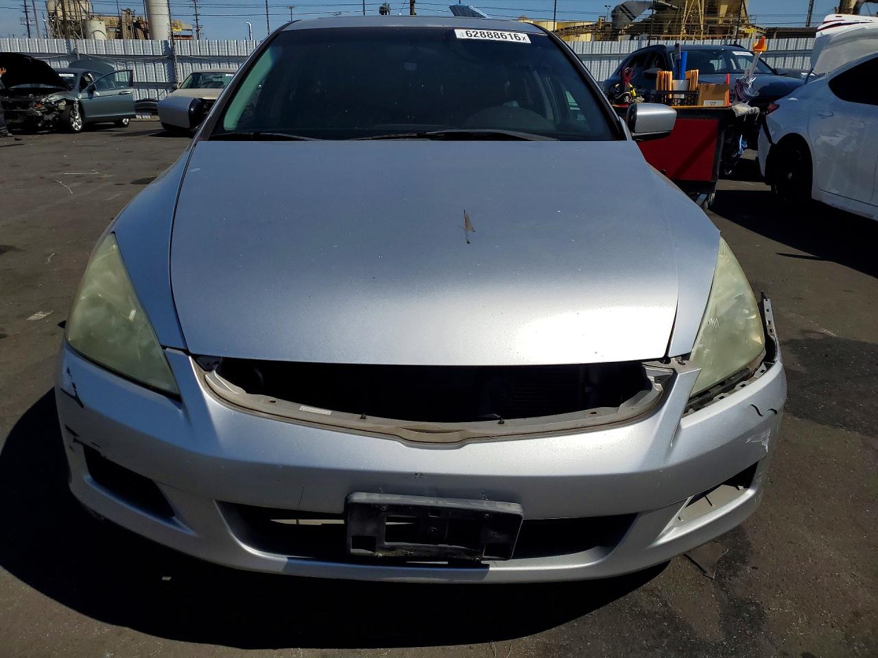 2007 Honda Accord Ex Silver vin: 1HGCM56837A032930