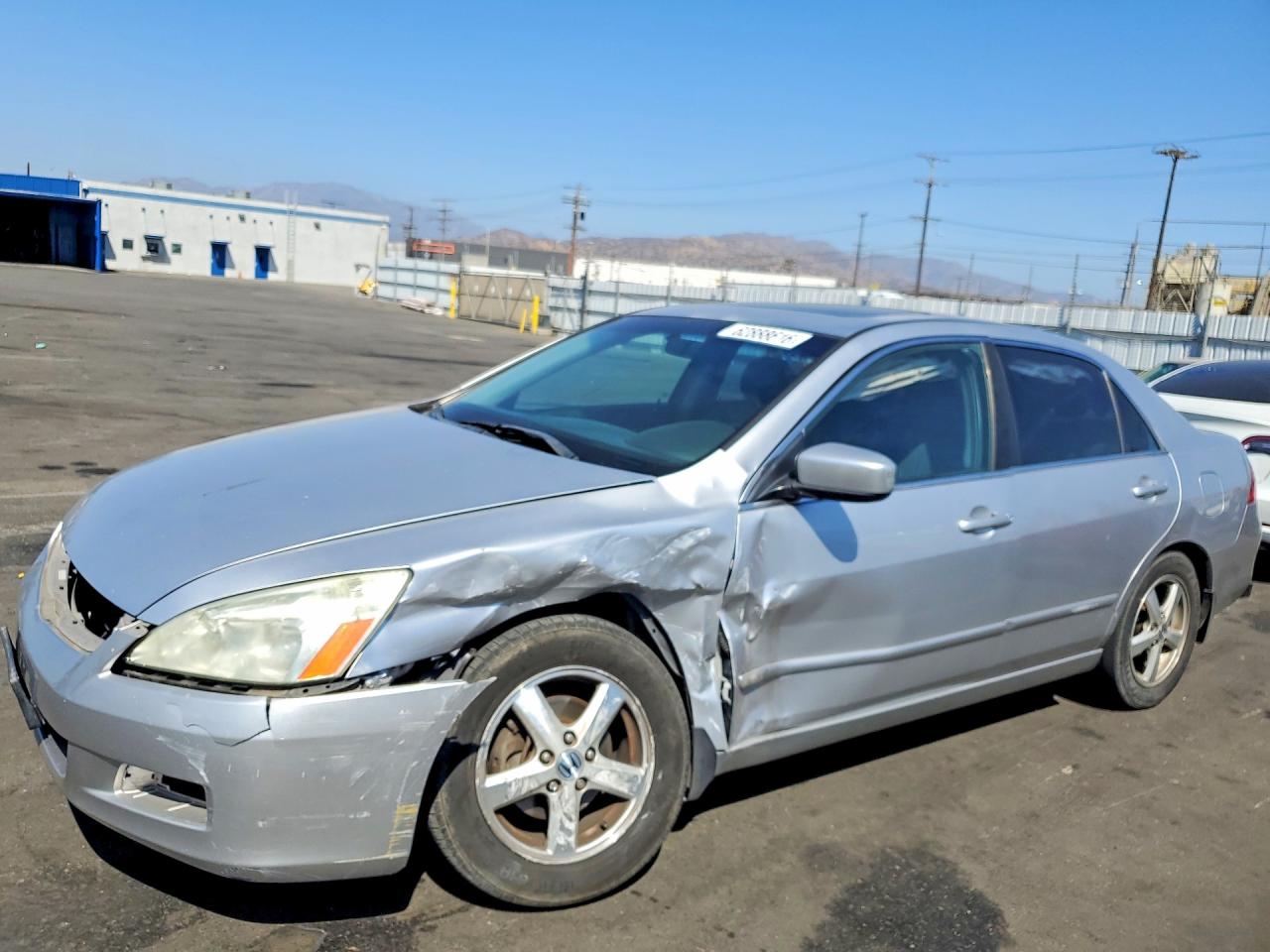 2007 Honda Accord Ex Silver vin: 1HGCM56837A032930