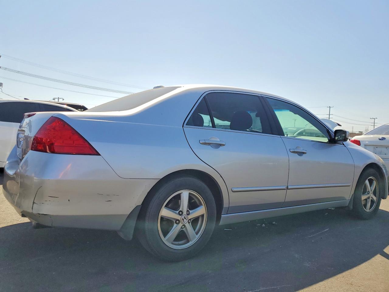 2007 Honda Accord Ex Silver vin: 1HGCM56837A032930