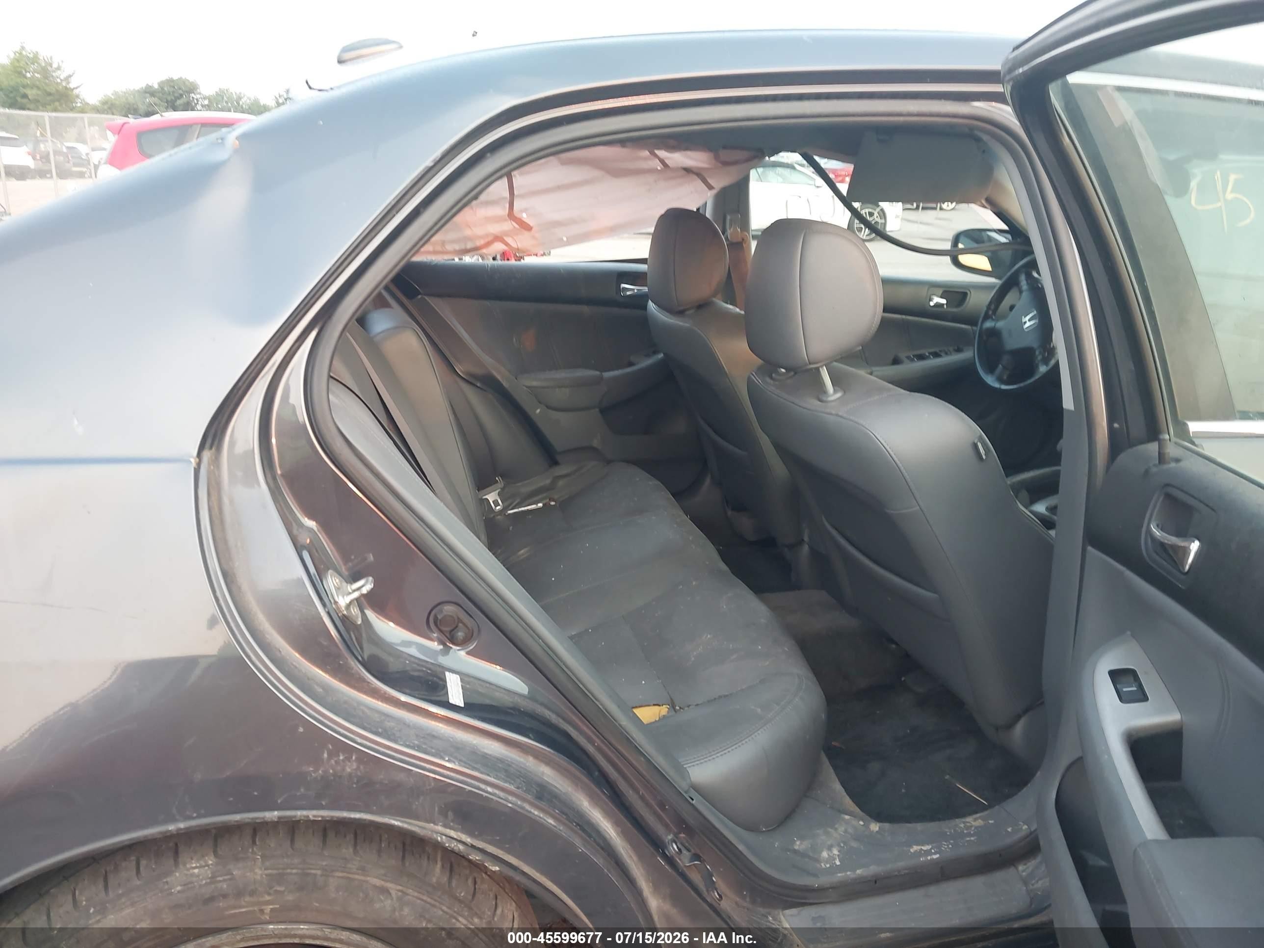2007 Honda Accord 2.4 Ex Gray vin: 1HGCM56837A039912