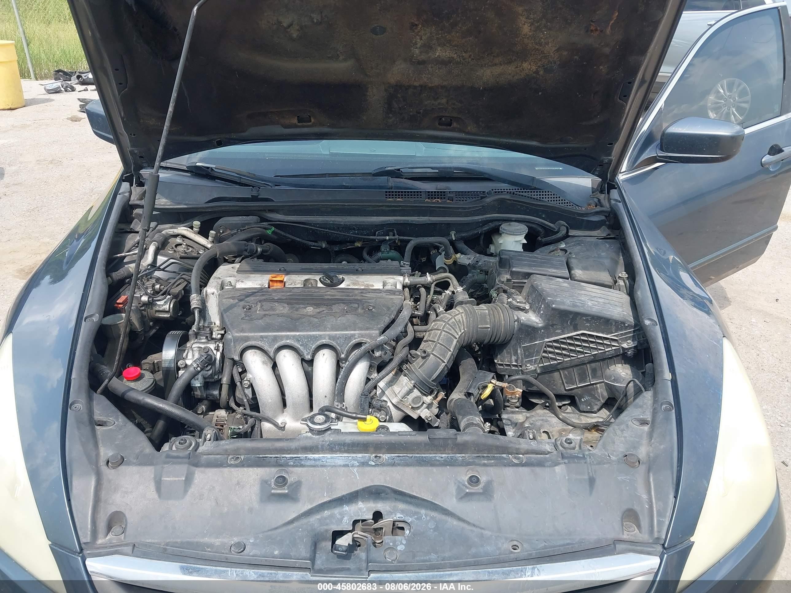 2007 Honda Accord 2.4 Ex Gray vin: 1HGCM56837A059075