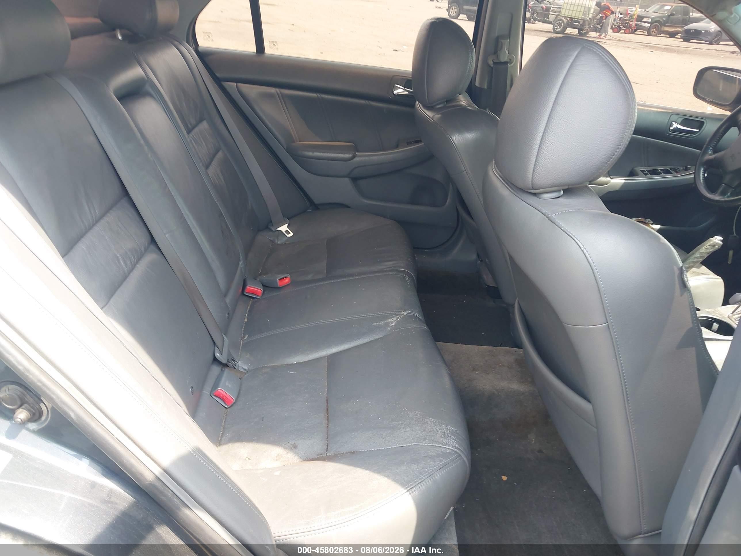 2007 Honda Accord 2.4 Ex Gray vin: 1HGCM56837A059075