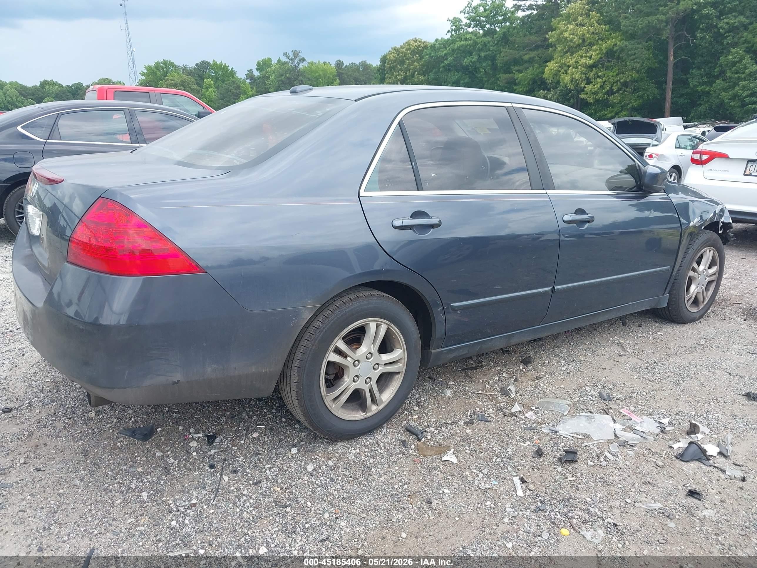 2007 Honda Accord 2.4 Ex Золотой vin: 1HGCM56837A064714