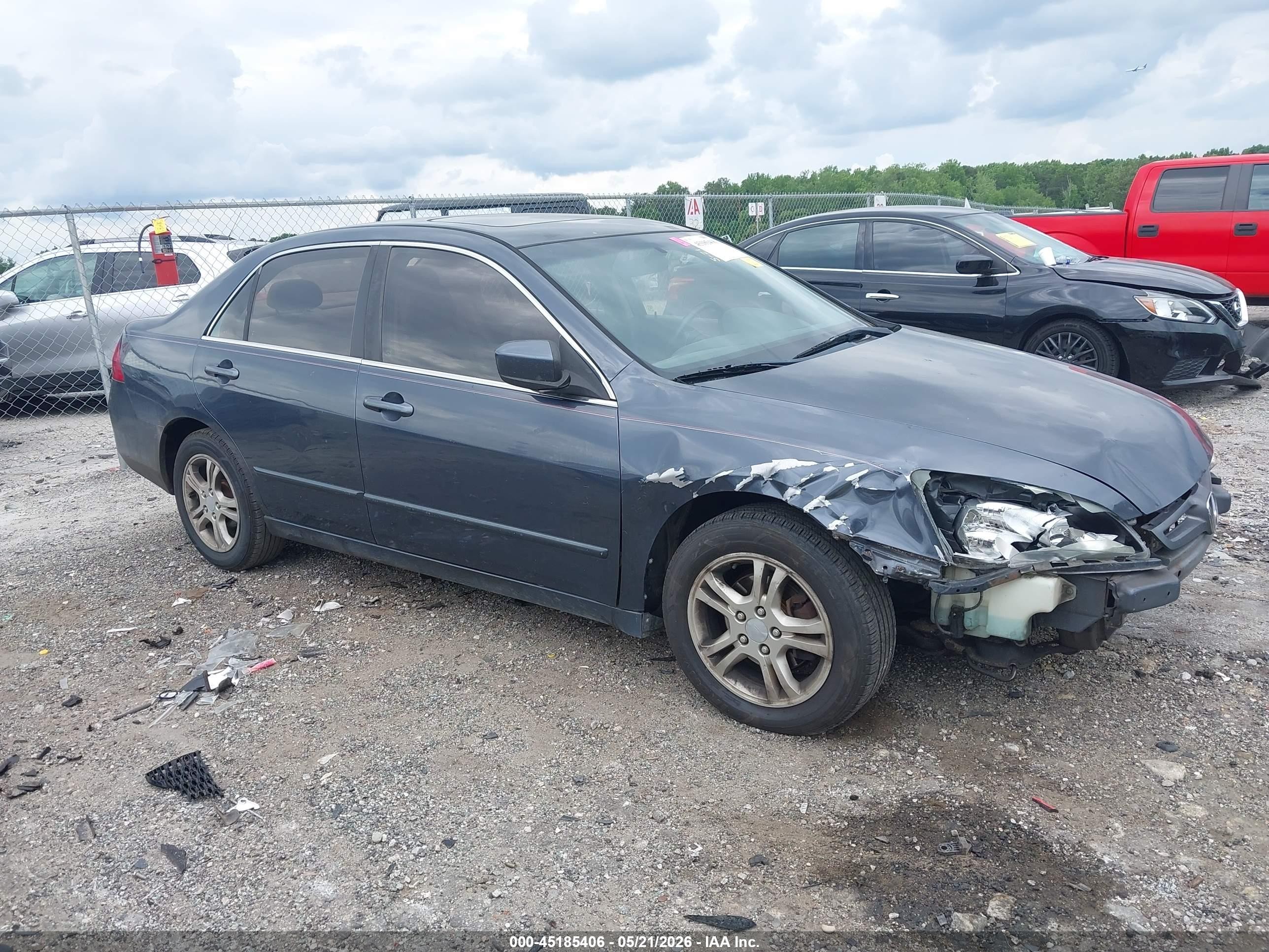 2007 Honda Accord 2.4 Ex Золотой vin: 1HGCM56837A064714