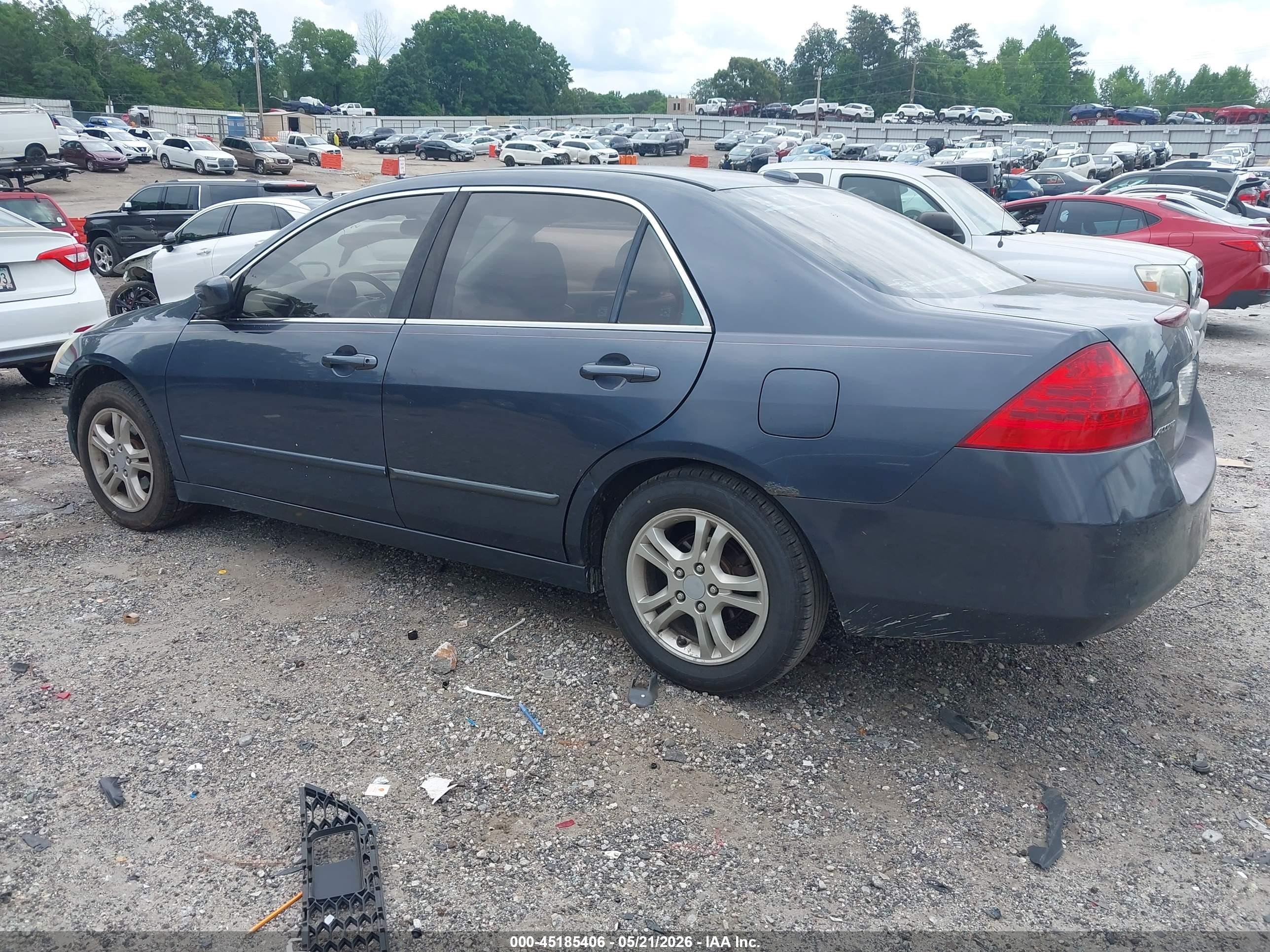 2007 Honda Accord 2.4 Ex Золотой vin: 1HGCM56837A064714