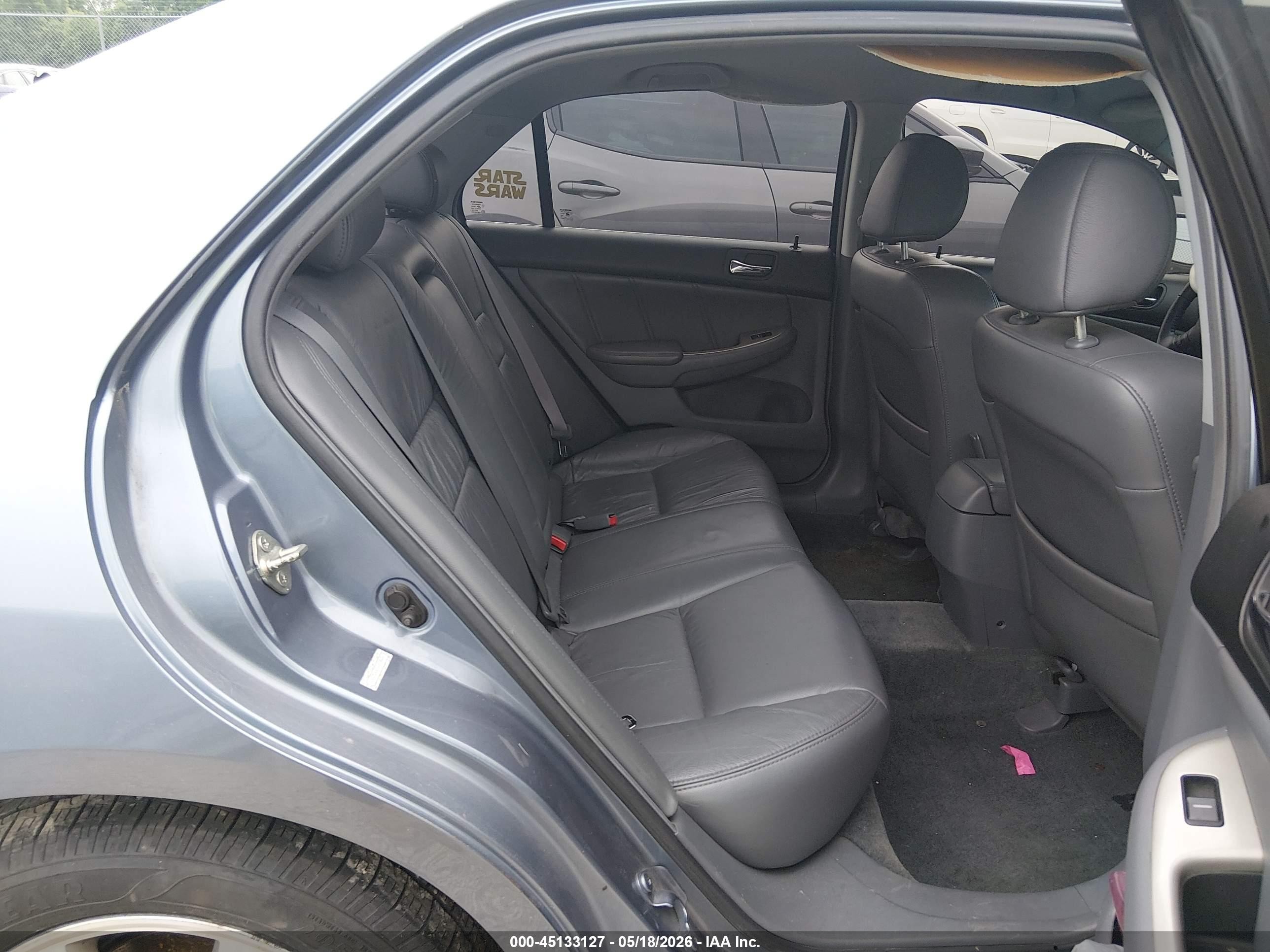 2007 Honda Accord 2.4 Ex Blue vin: 1HGCM56837A070626
