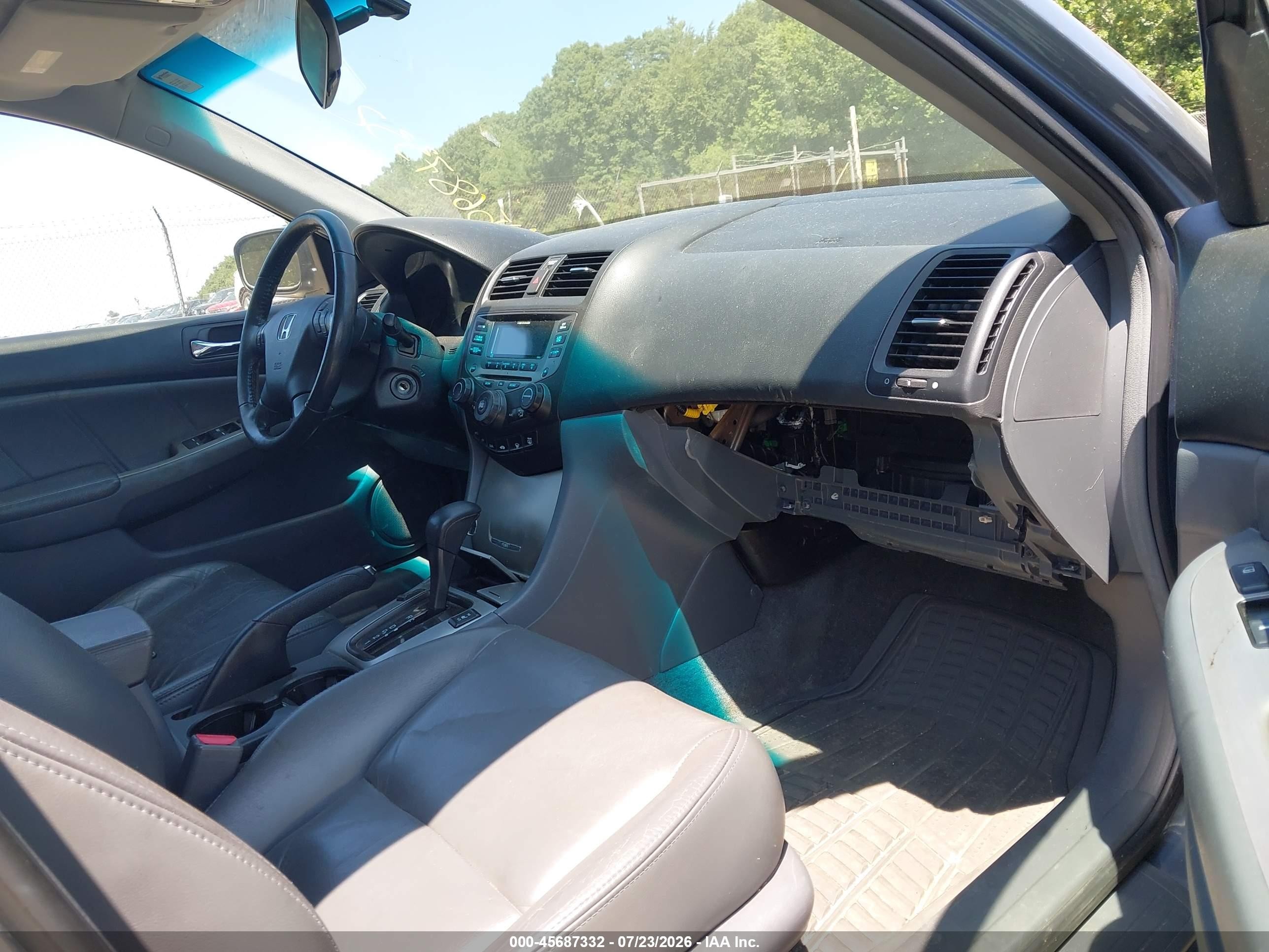 2007 Honda Accord 2.4 Ex Blue vin: 1HGCM56837A070870