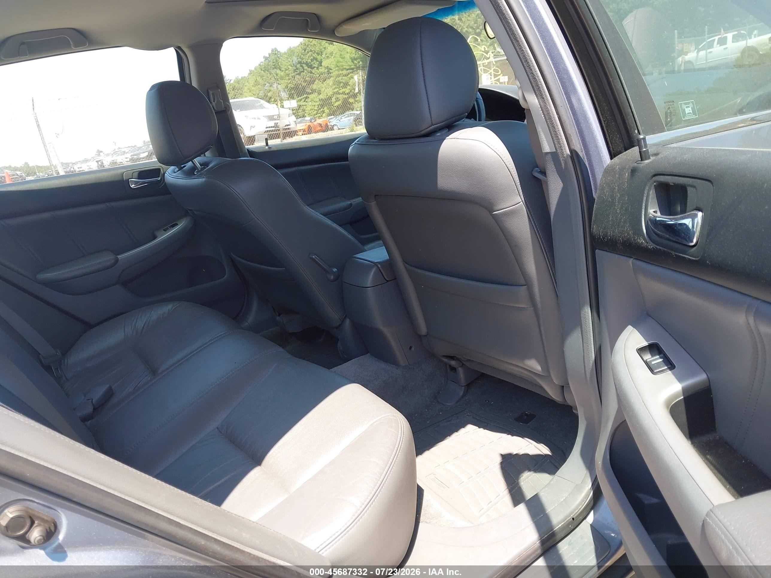 2007 Honda Accord 2.4 Ex Blue vin: 1HGCM56837A070870