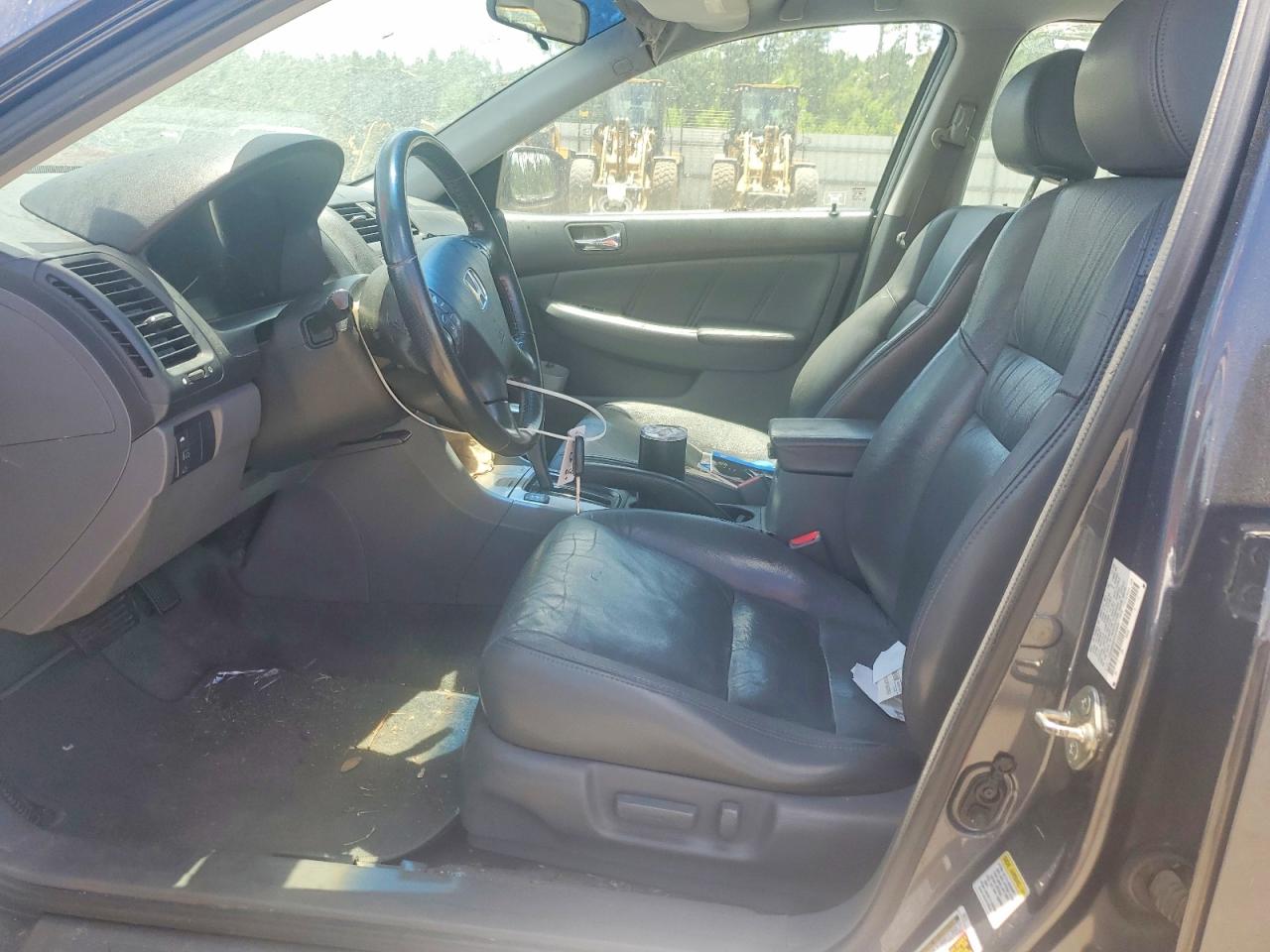 2007 Honda Accord Ex Gray vin: 1HGCM56837A075955