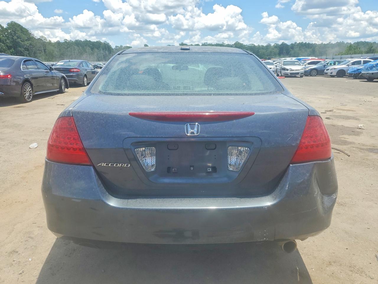 2007 Honda Accord Ex Gray vin: 1HGCM56837A075955