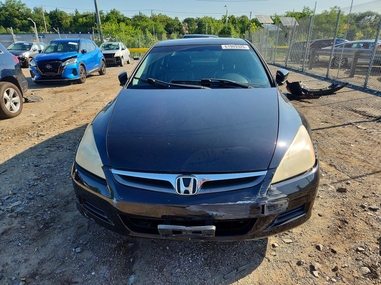 2007 Honda Accord Ex Black vin: 1HGCM56837A099107