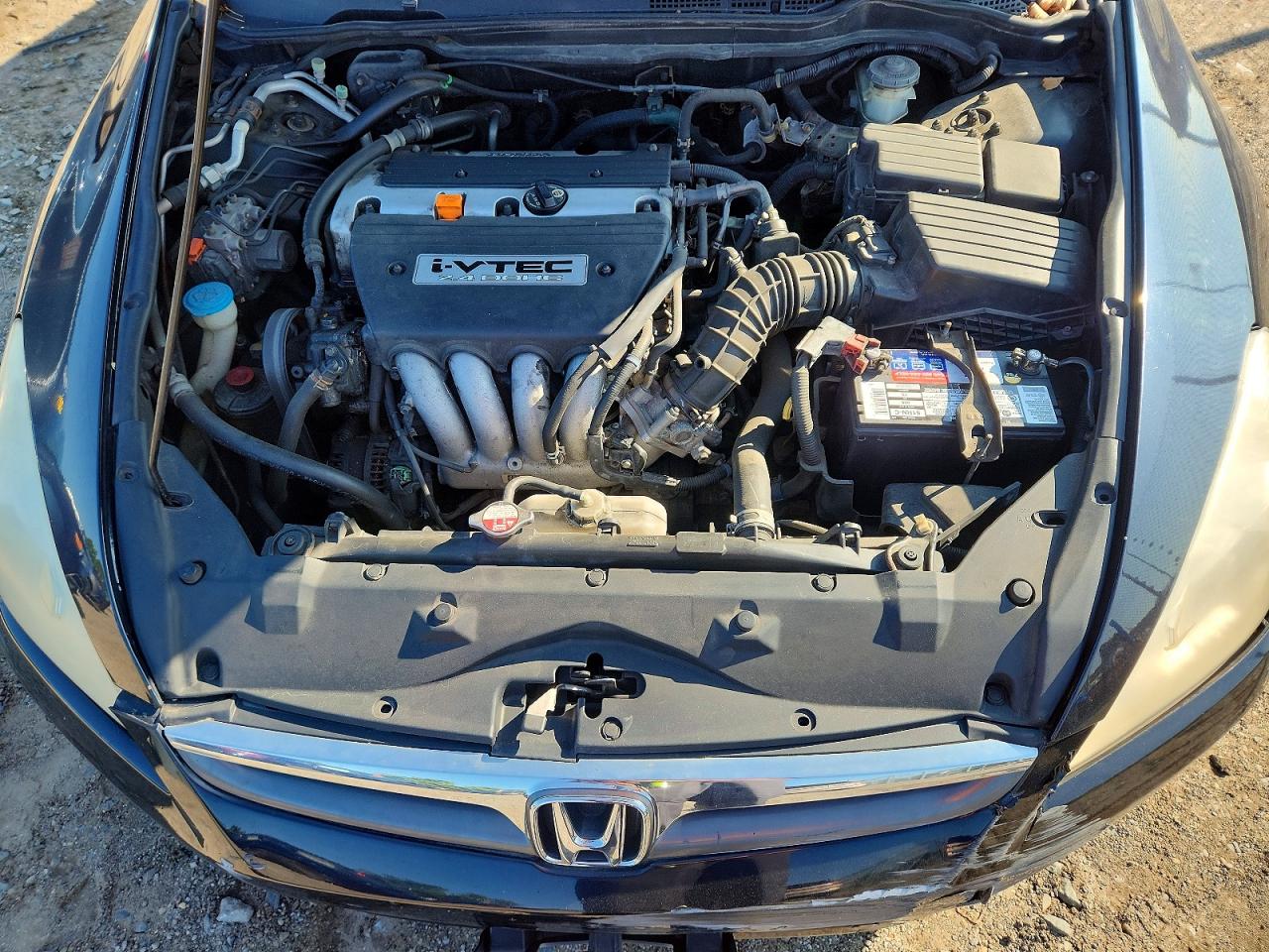 2007 Honda Accord Ex Black vin: 1HGCM56837A099107