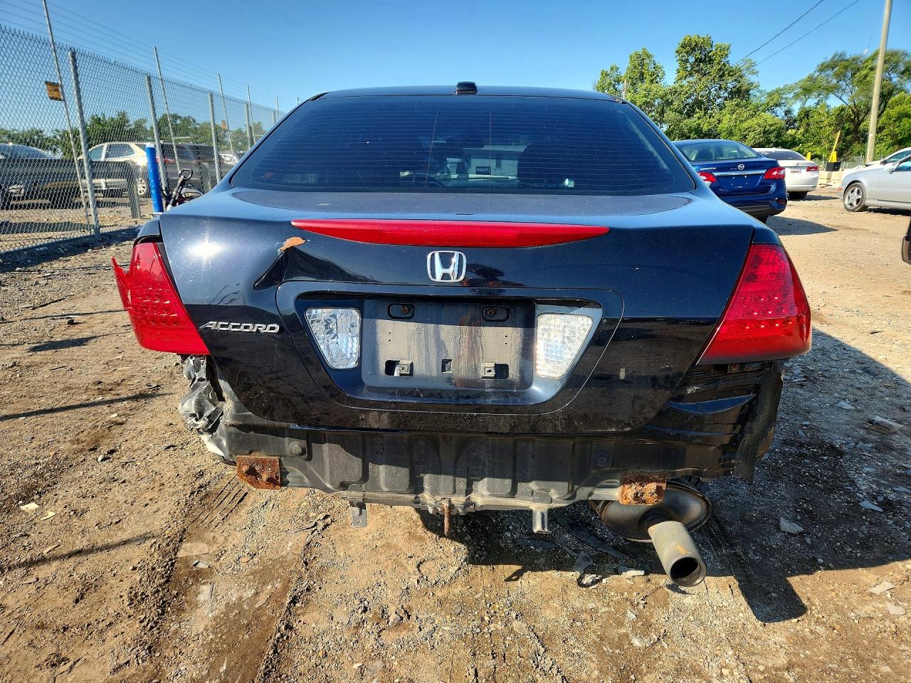 2007 Honda Accord Ex Black vin: 1HGCM56837A099107