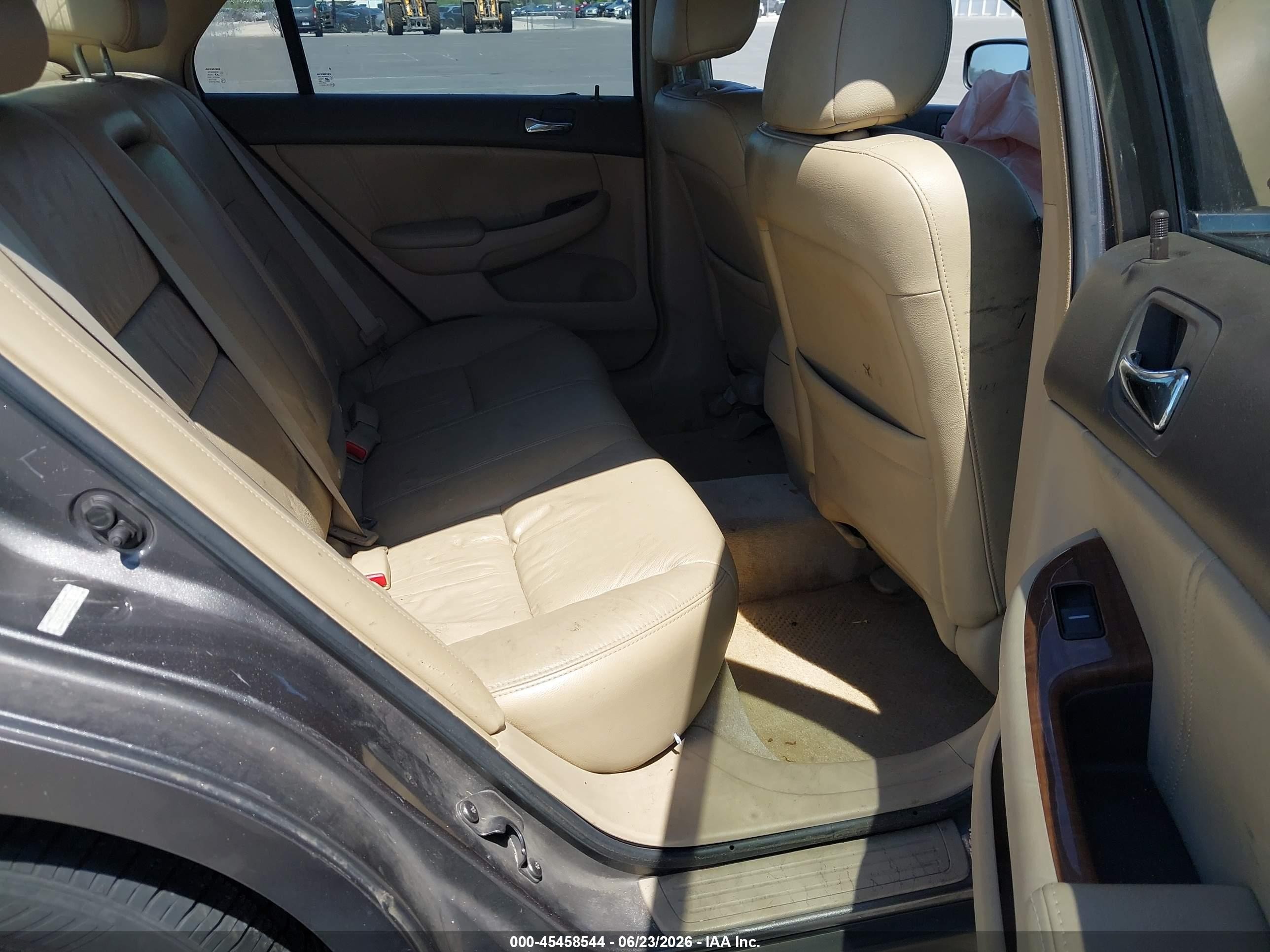 2007 Honda Accord 2.4 Ex Gray vin: 1HGCM56837A105987