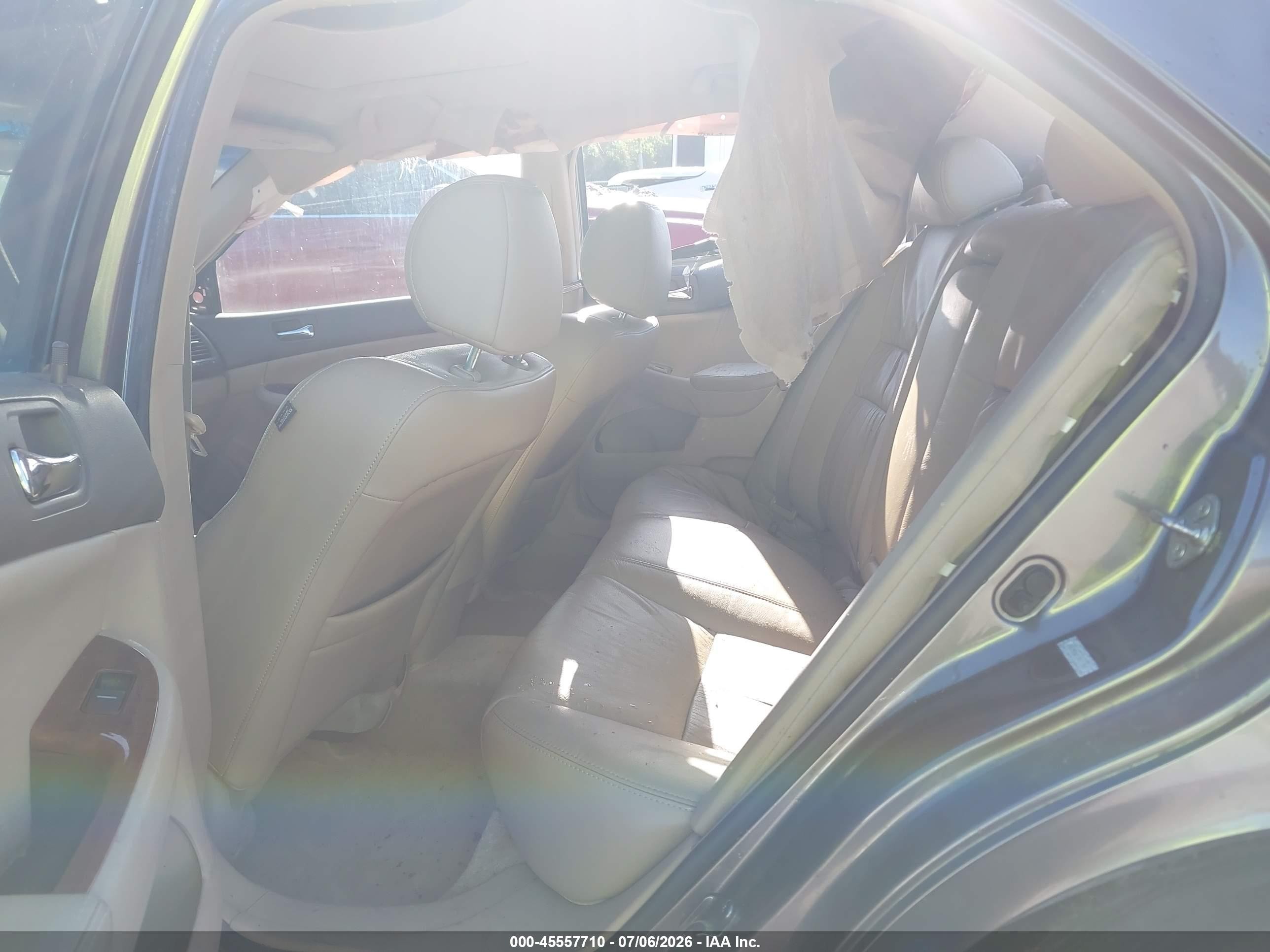 2007 Honda Accord 2.4 Ex Beige vin: 1HGCM56837A117587