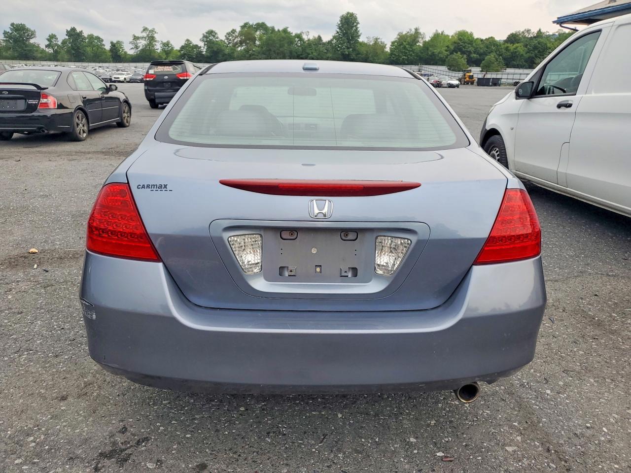 2007 Honda Accord Ex Blue vin: 1HGCM56837A125964