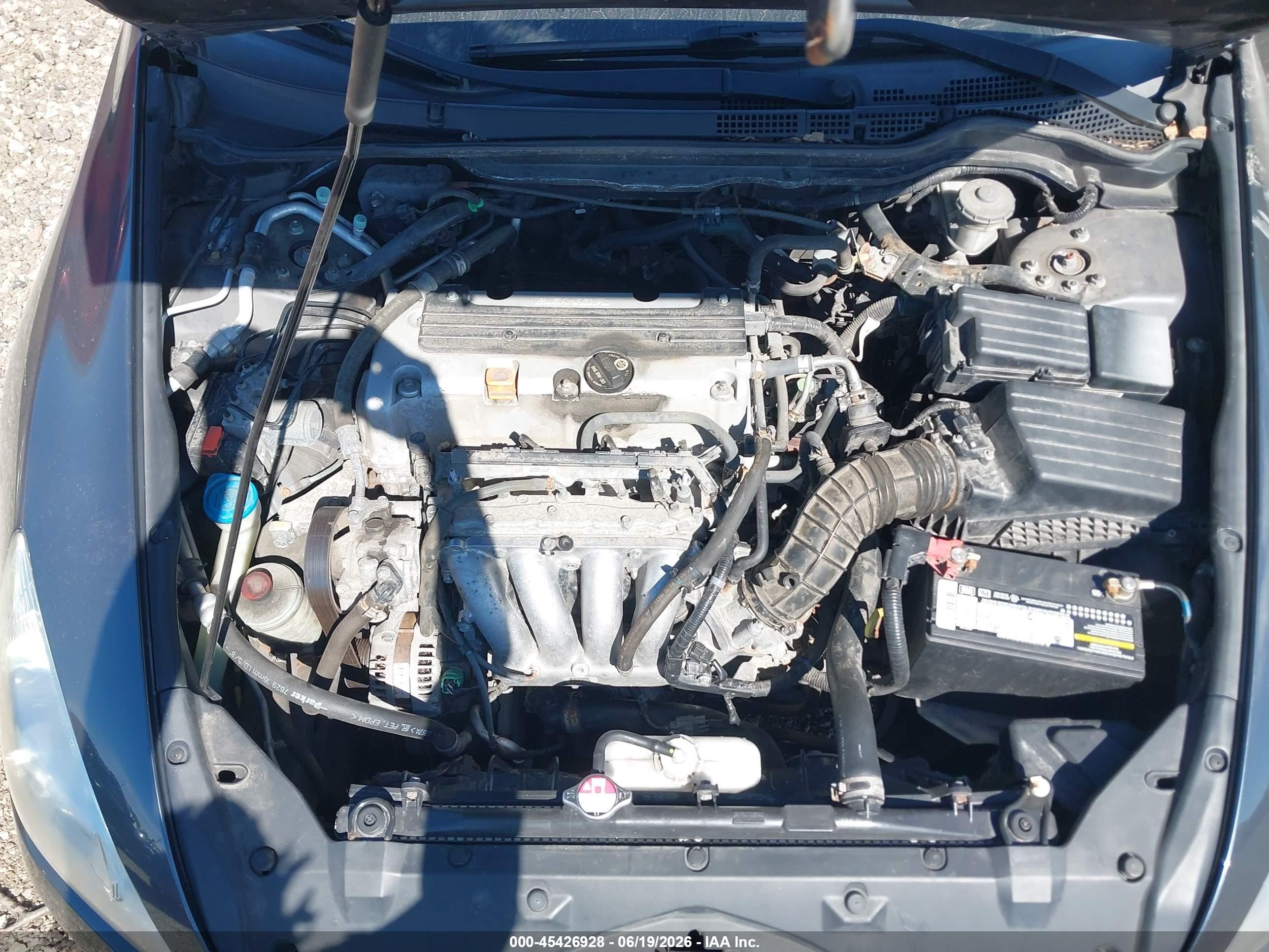 2007 Honda Accord 2.4 Ex Navy vin: 1HGCM56837A133496
