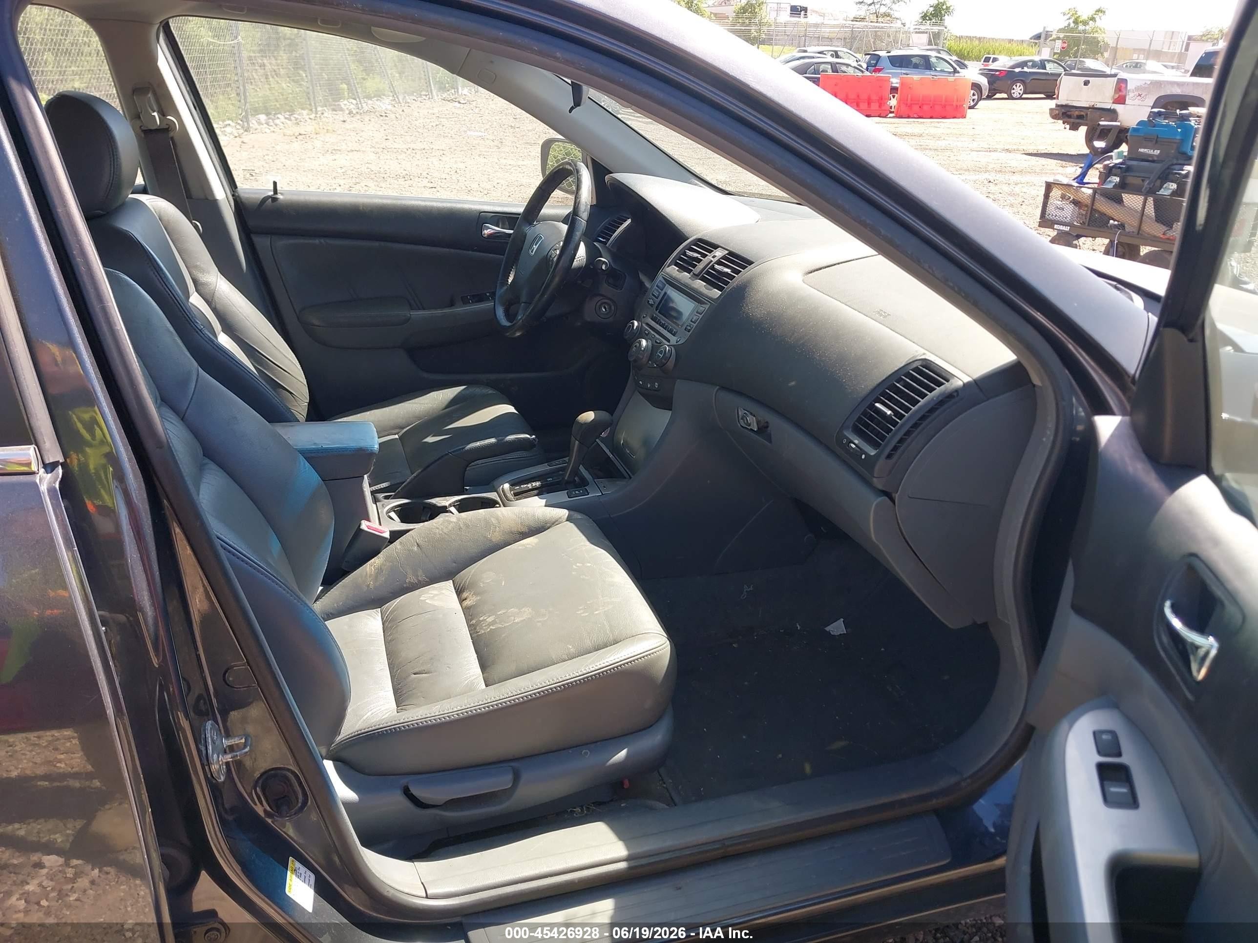 2007 Honda Accord 2.4 Ex Navy vin: 1HGCM56837A133496