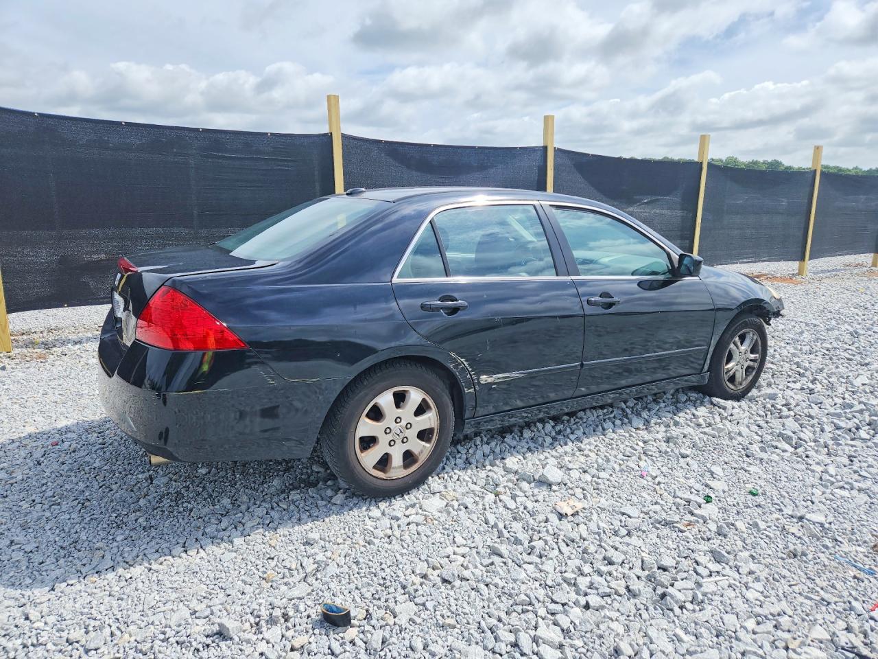 2007 Honda Accord Ex Black vin: 1HGCM56837A140383