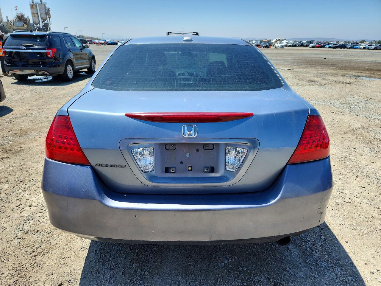 2007 Honda Accord Ex Silver vin: 1HGCM56837A166689