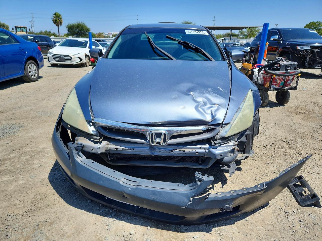 2007 Honda Accord Ex Silver vin: 1HGCM56837A166689