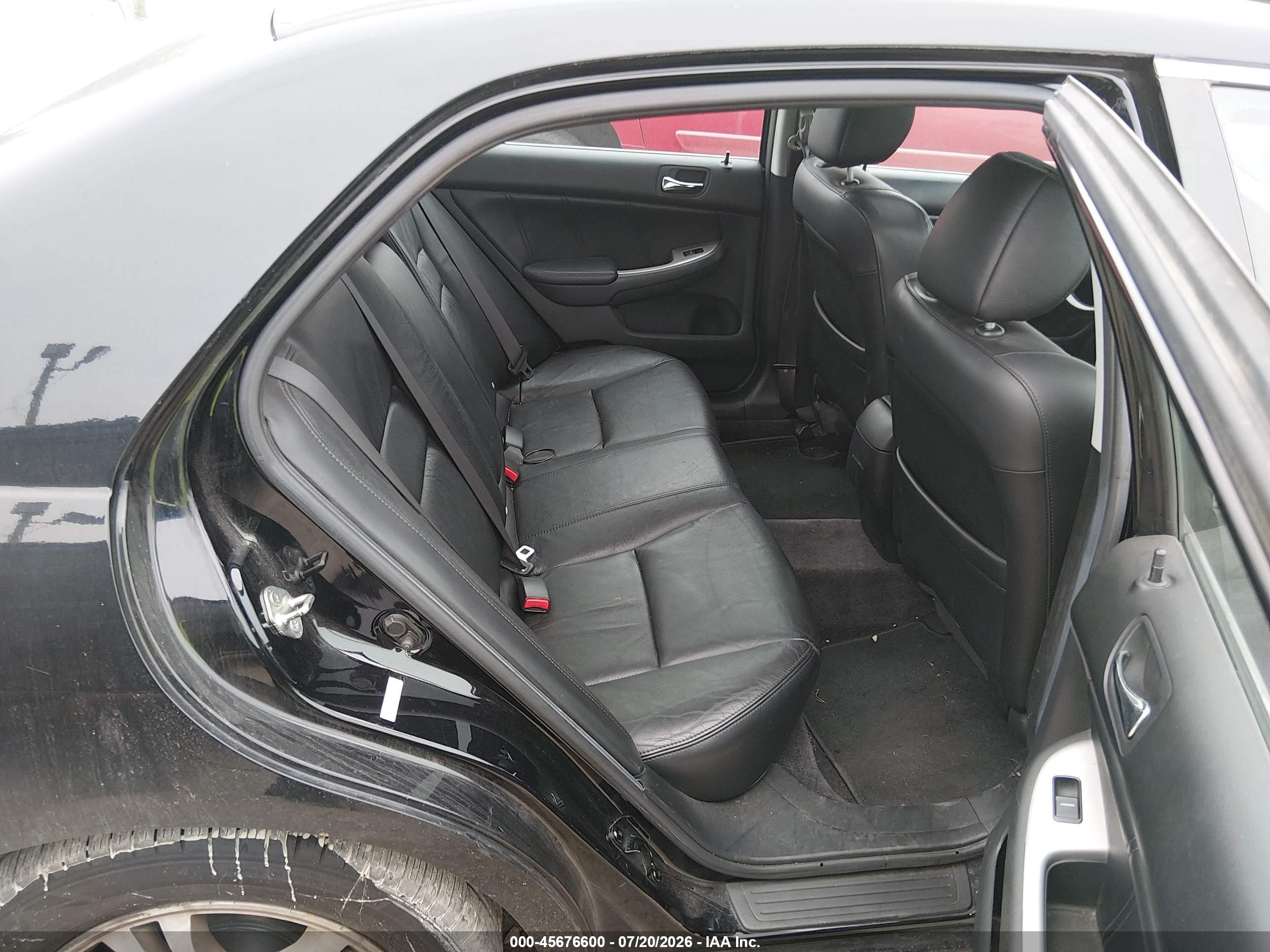 2007 Honda Accord 2.4 Ex Black vin: 1HGCM56837A173612