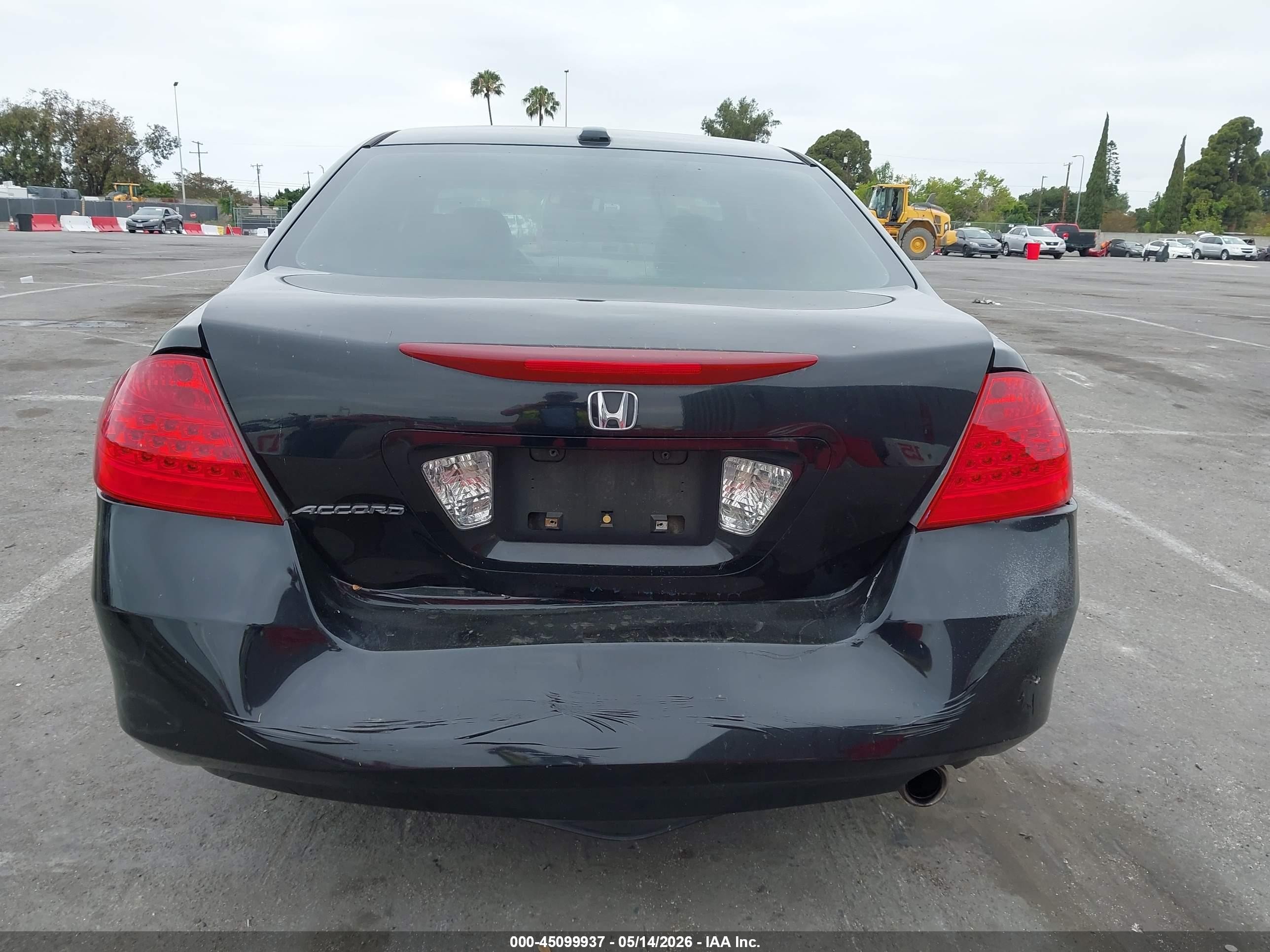 2007 Honda Accord 2.4 Ex Black vin: 1HGCM56837A211081
