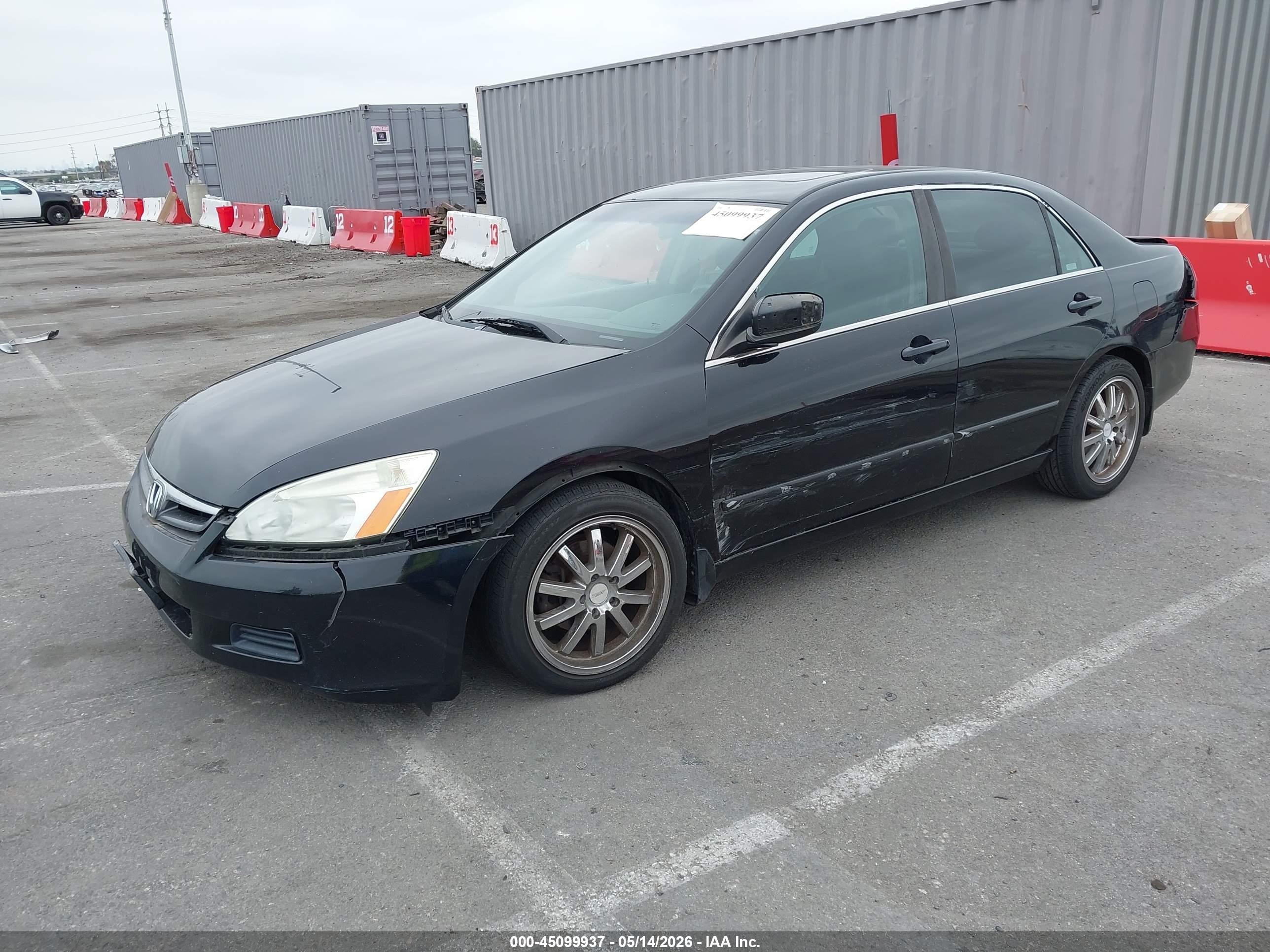 2007 Honda Accord 2.4 Ex Black vin: 1HGCM56837A211081