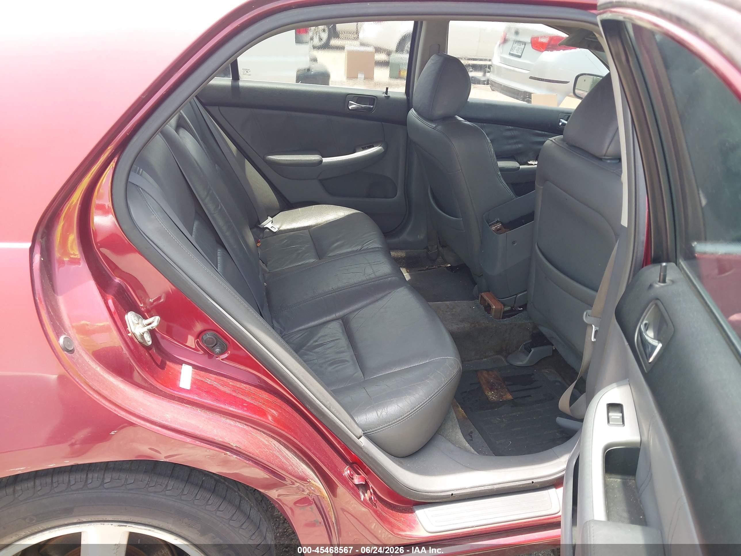 2004 Honda Accord 2.4 Ex Maroon vin: 1HGCM56844A020779