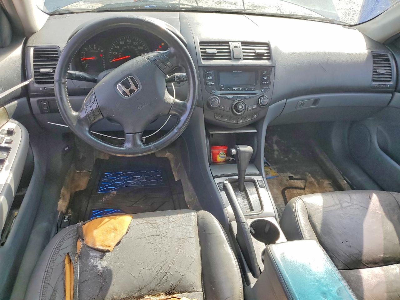 2004 Honda Accord Ex Gray vin: 1HGCM56844A021933