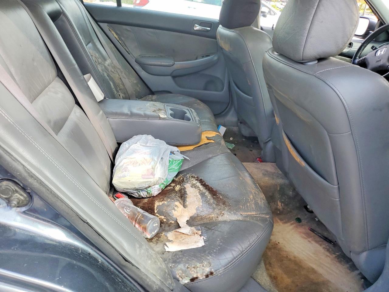 2004 Honda Accord Ex Gray vin: 1HGCM56844A021933