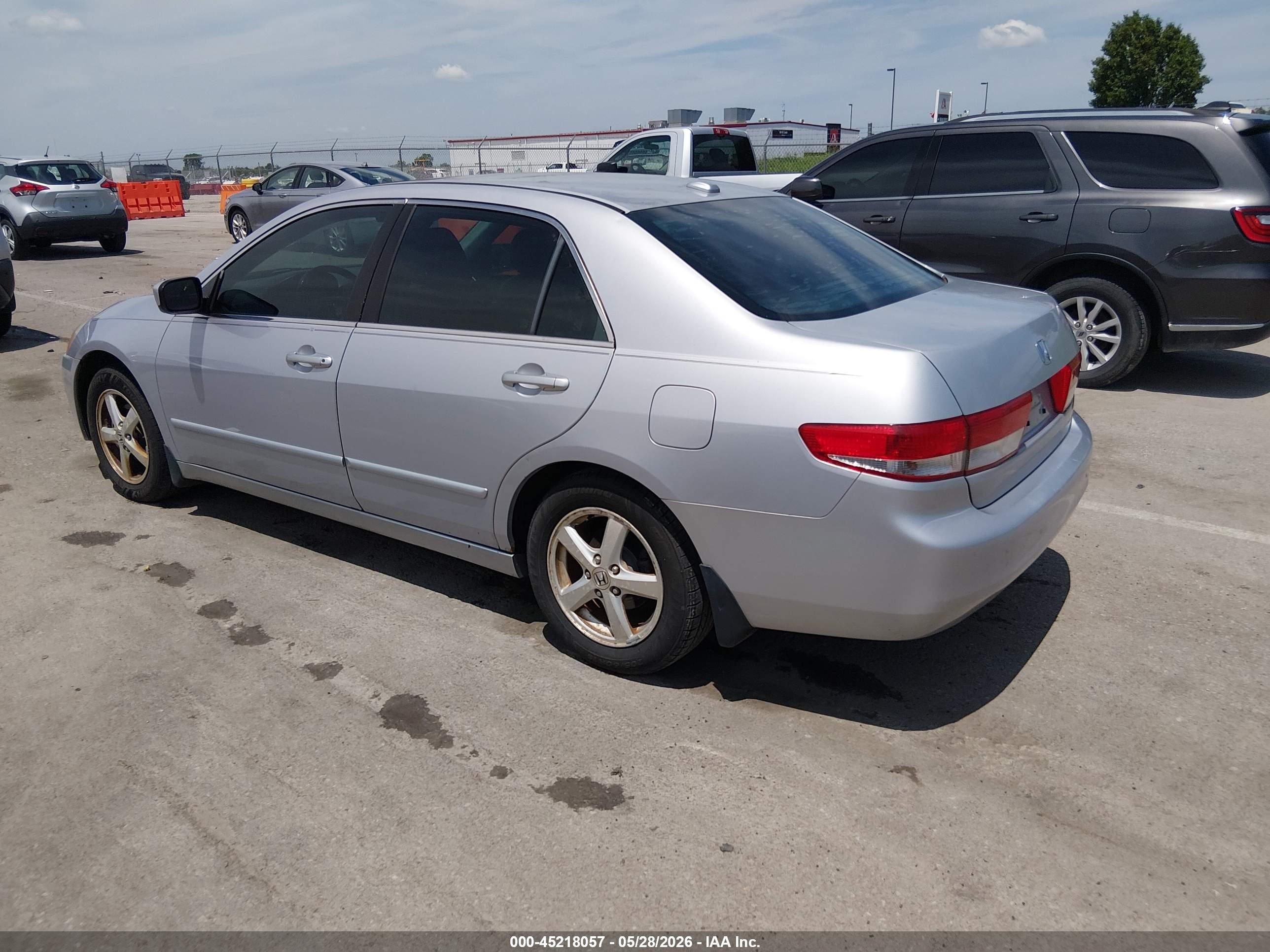 2004 Honda Accord 2.4 Ex Silver vin: 1HGCM56844A091545