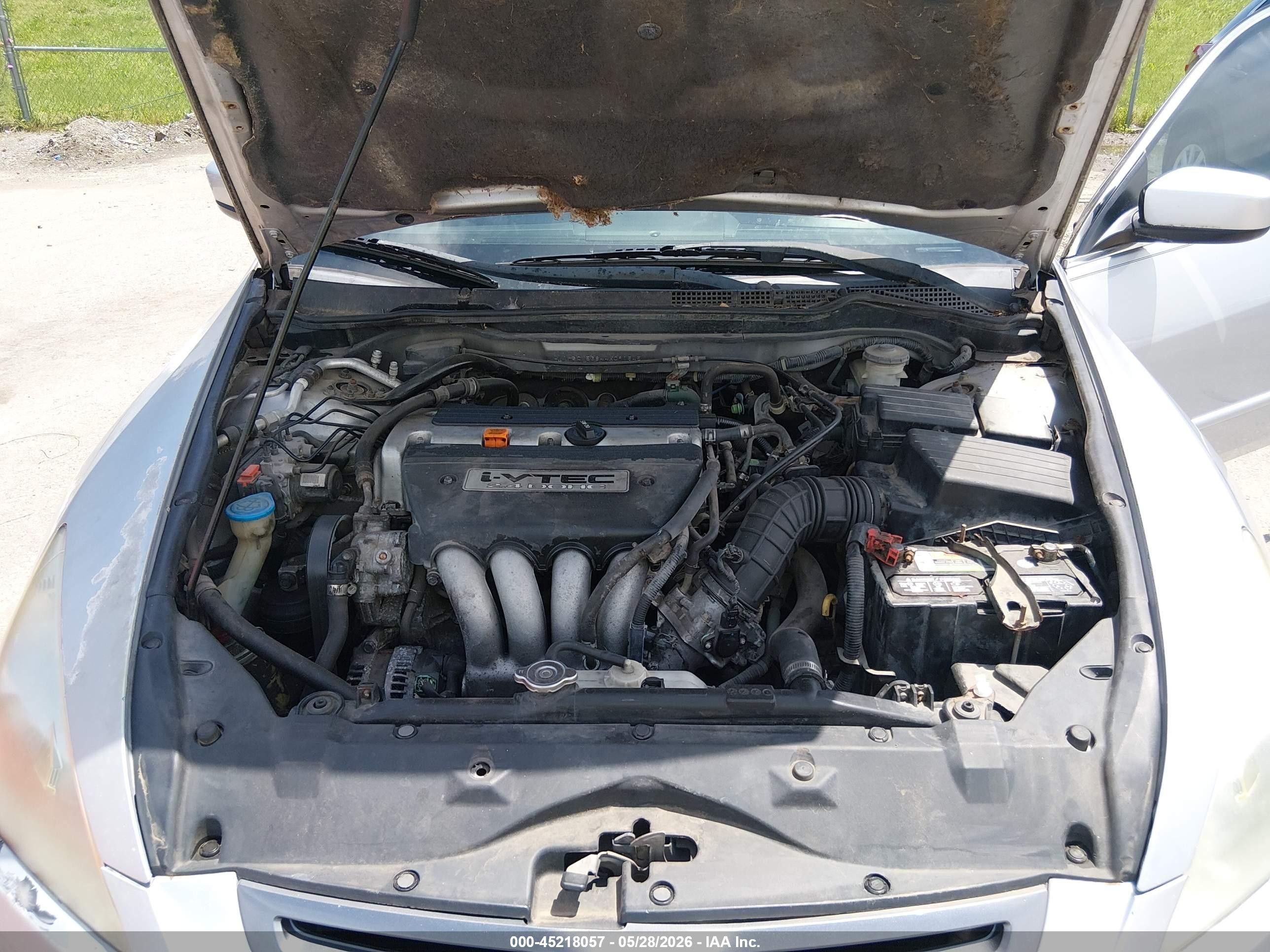 2004 Honda Accord 2.4 Ex Silver vin: 1HGCM56844A091545