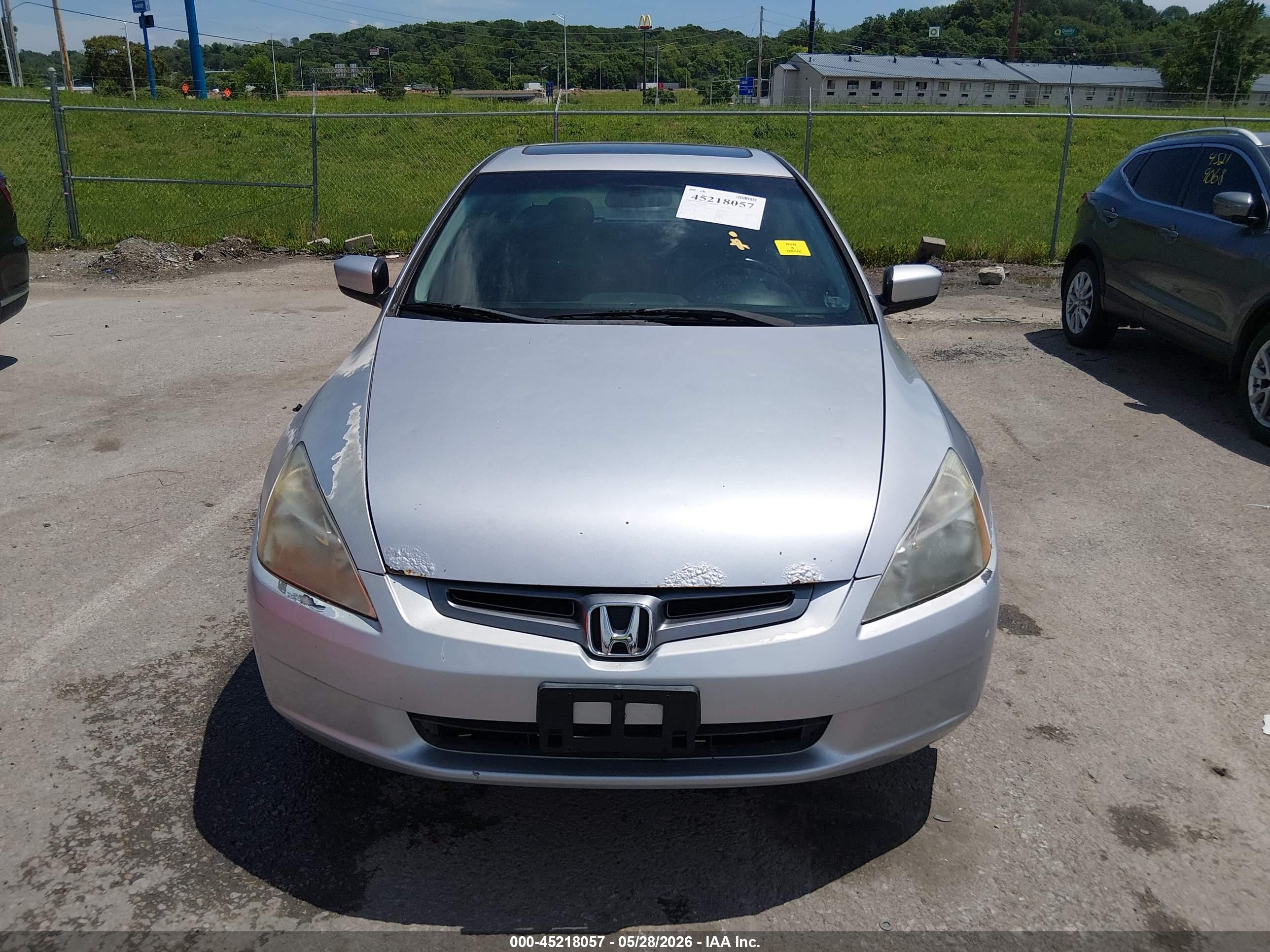 2004 Honda Accord 2.4 Ex Silver vin: 1HGCM56844A091545