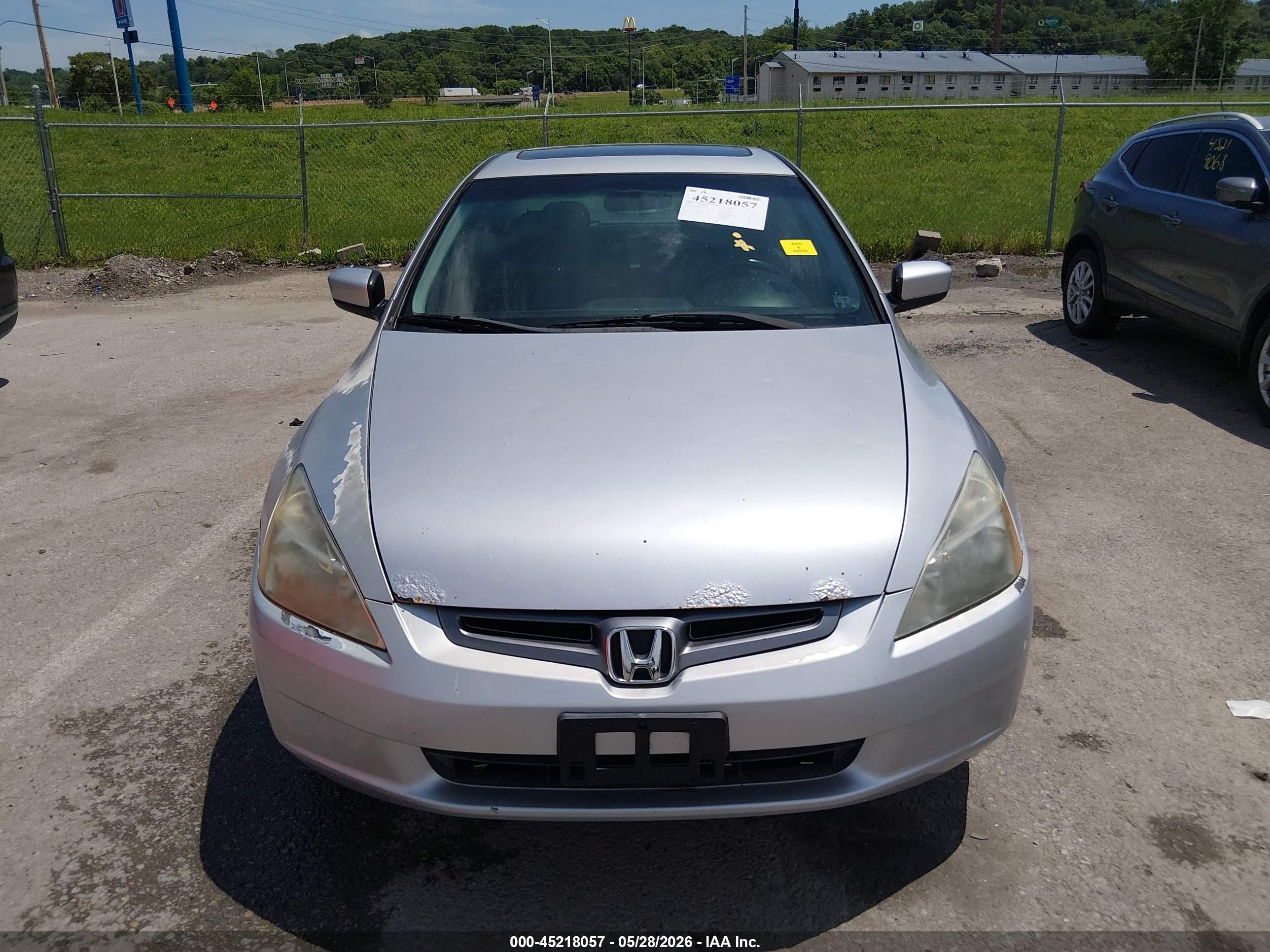2004 Honda Accord 2.4 Ex Silver vin: 1HGCM56844A091545