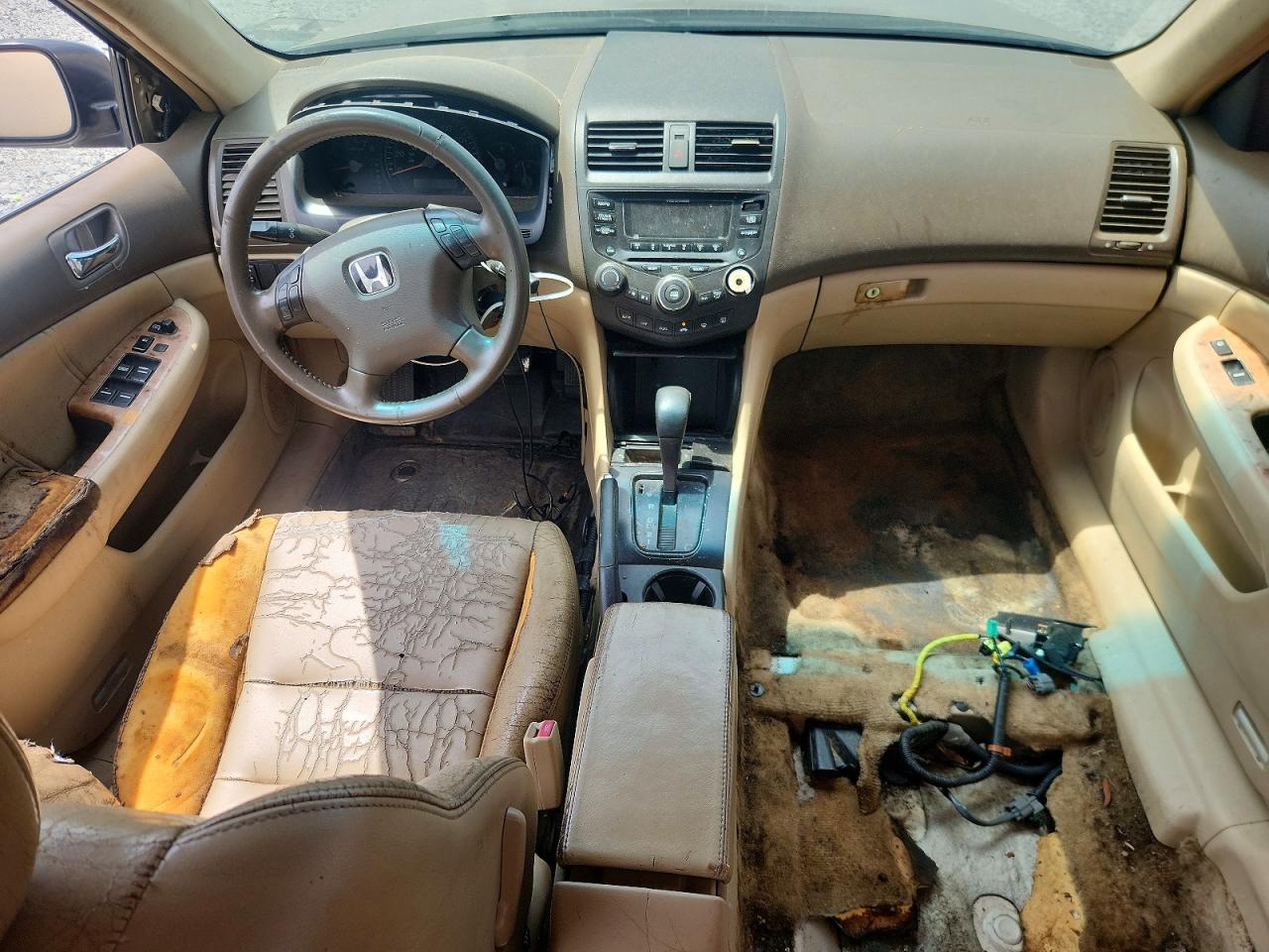 2004 Honda Accord Ex Tan vin: 1HGCM56844A123393