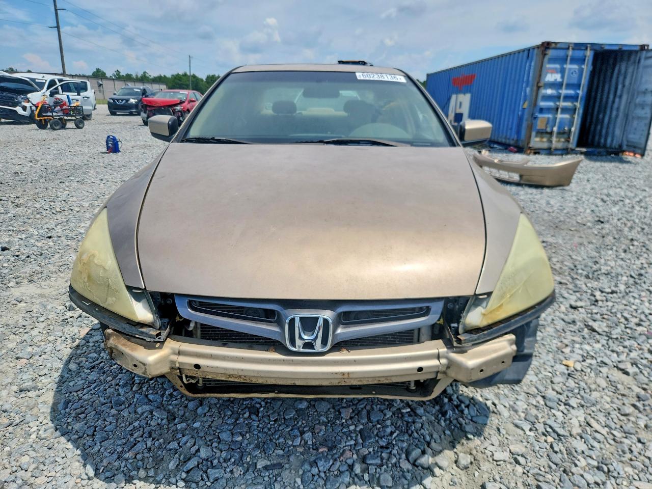 2004 Honda Accord Ex Tan vin: 1HGCM56844A123393