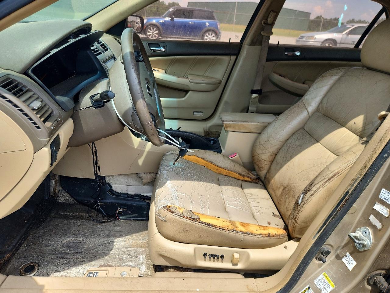 2004 Honda Accord Ex Tan vin: 1HGCM56844A123393